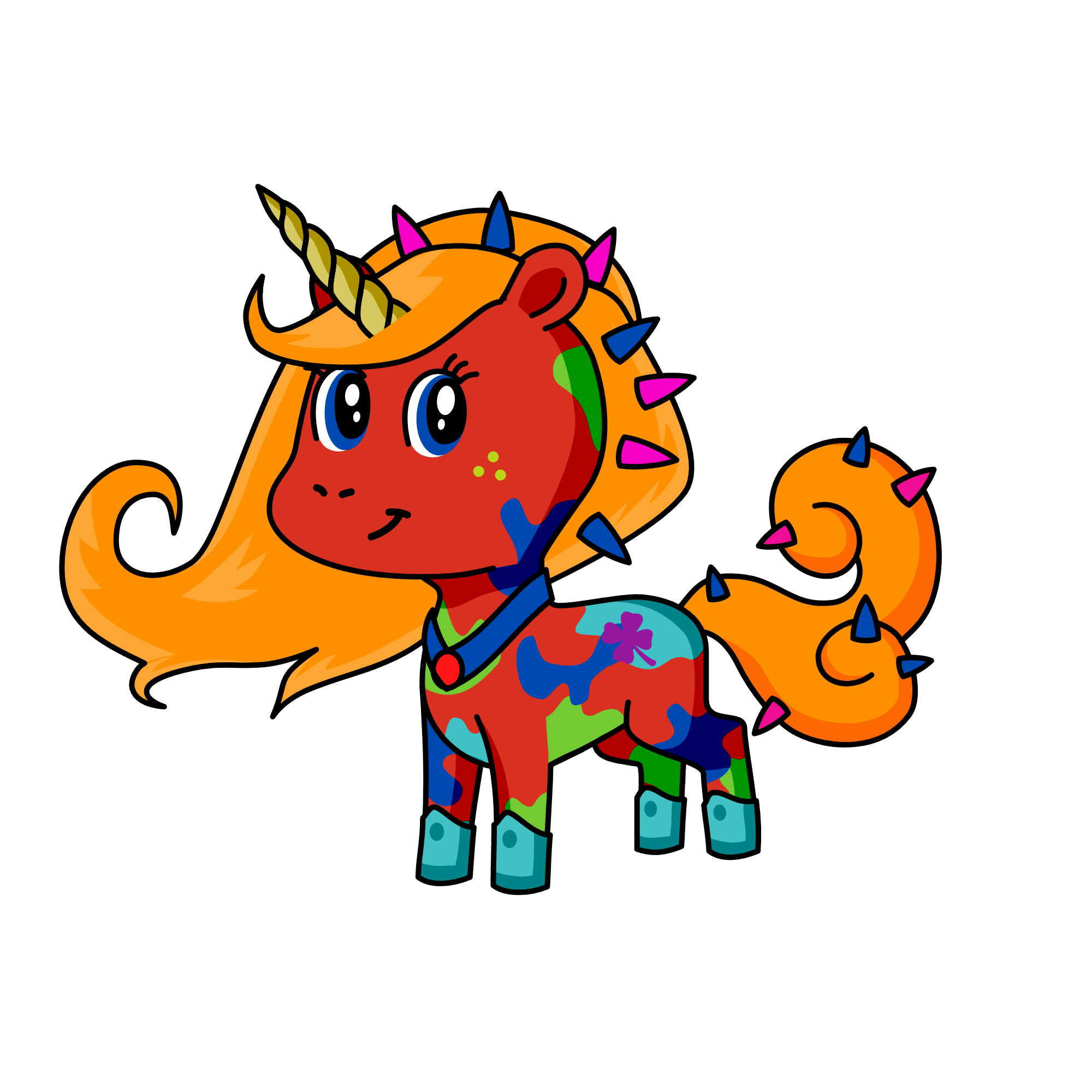 fire, the unicorn