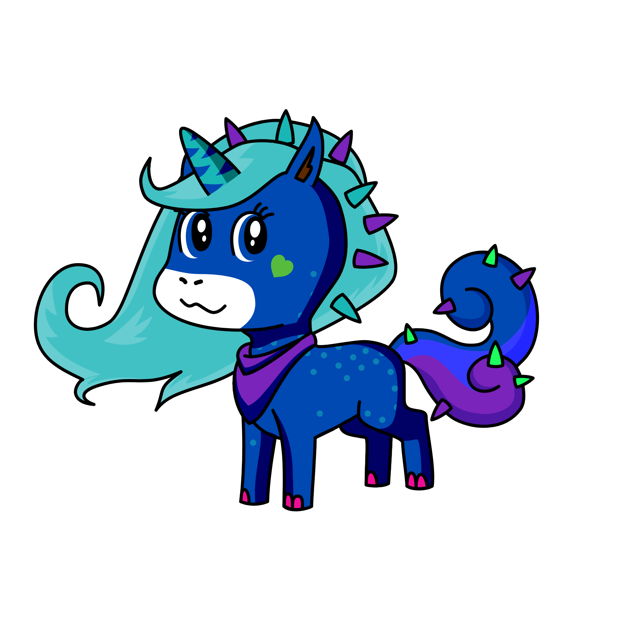 SNOWY, the unicorn
