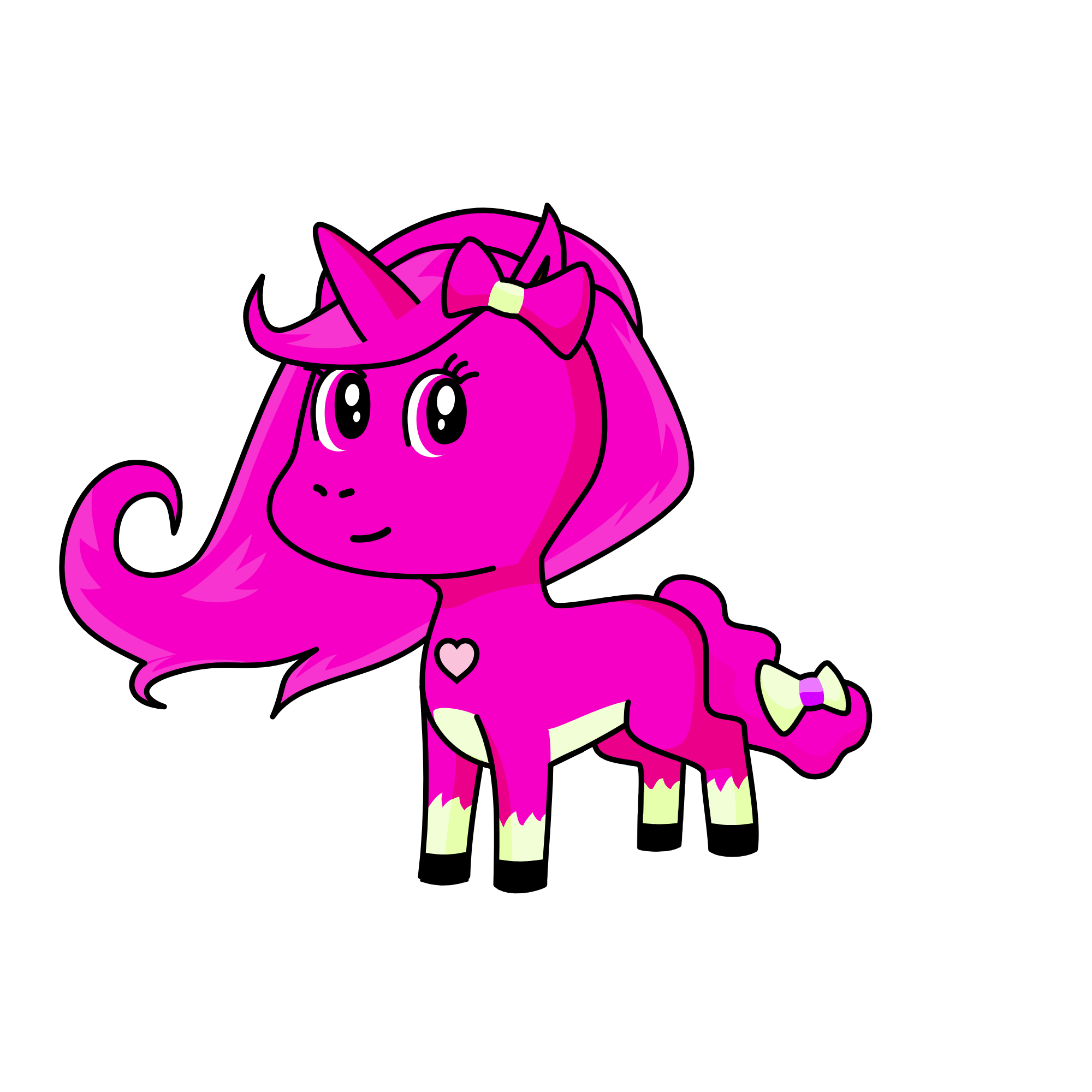 Pinky pie, the unicorn