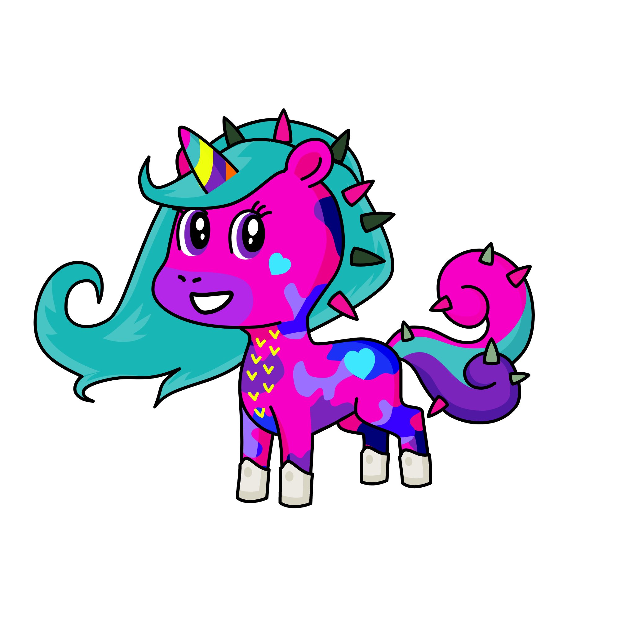 Chispitas, the unicorn