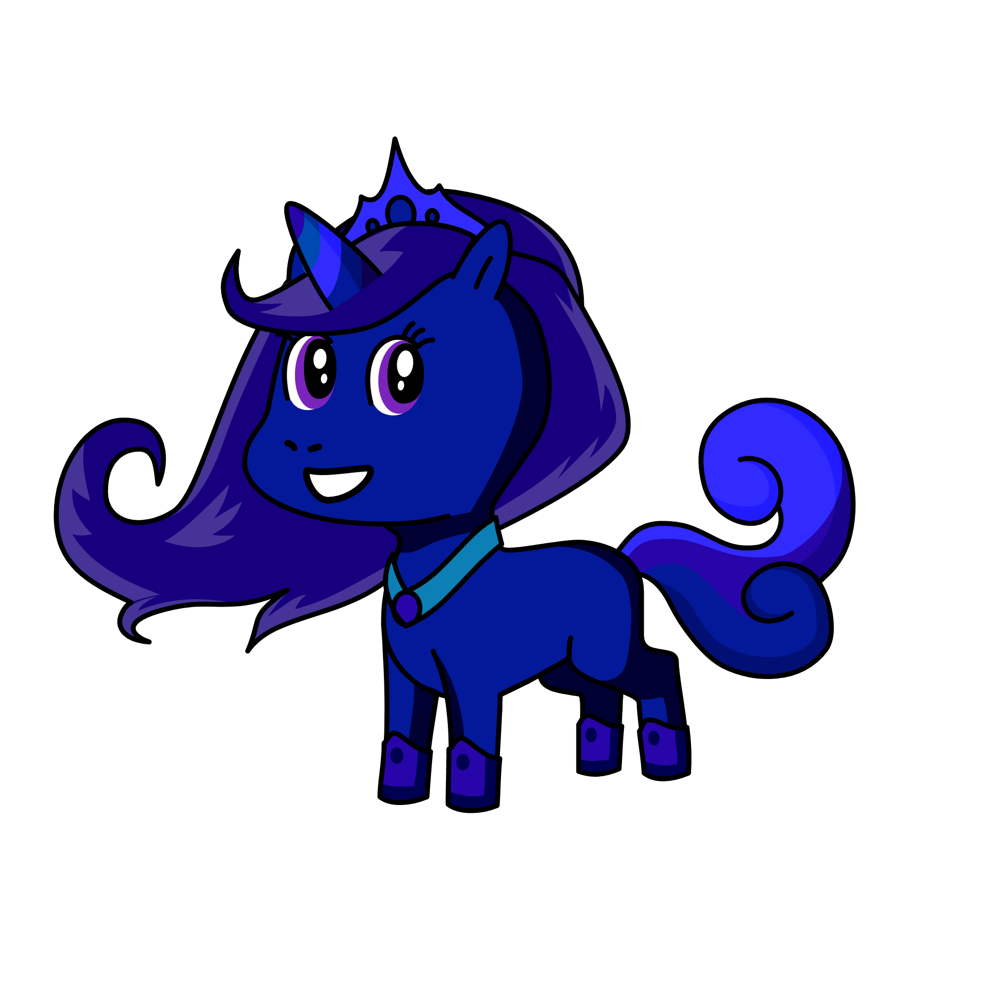 Princess Luna, the unicorn