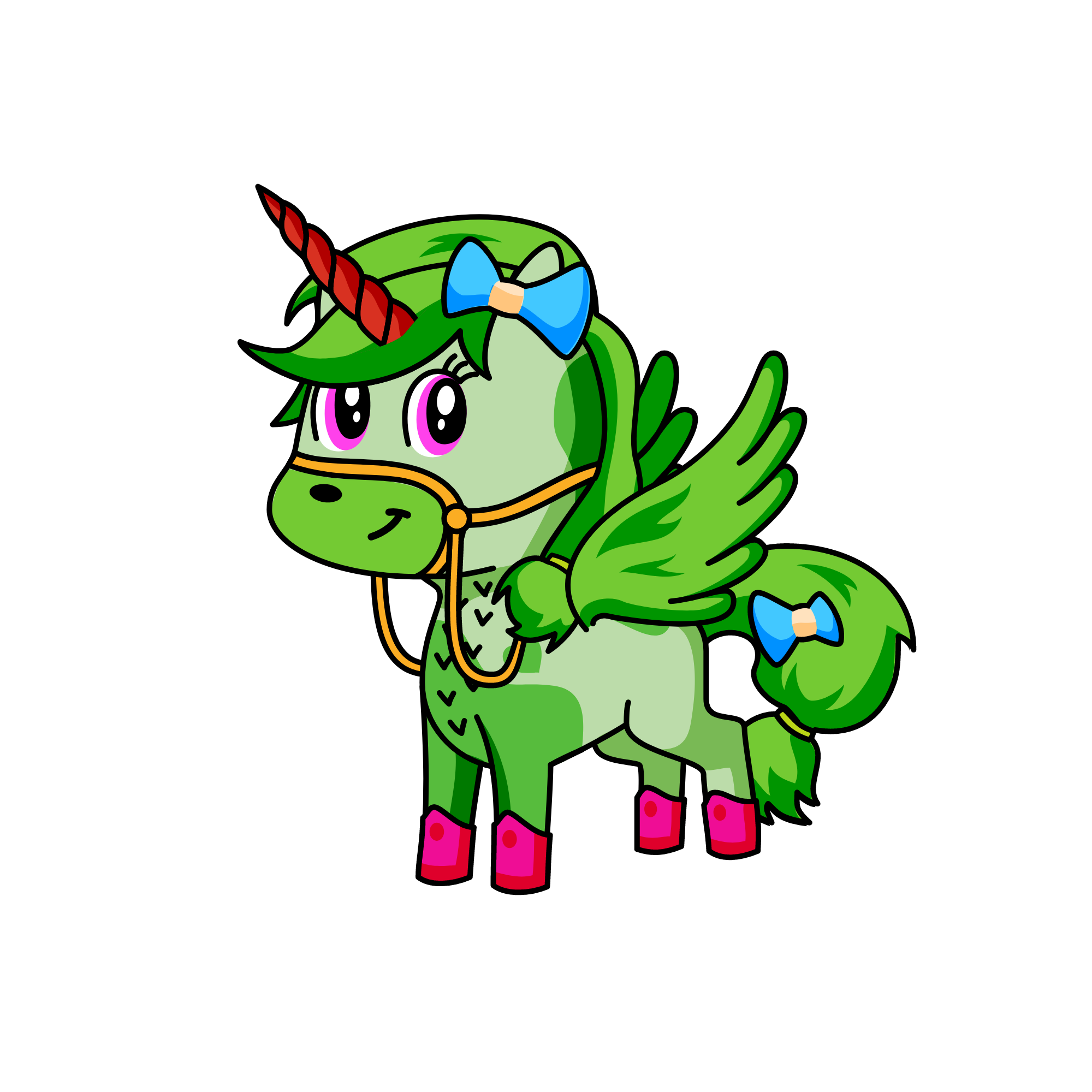PEAR GLACE, the unicorn