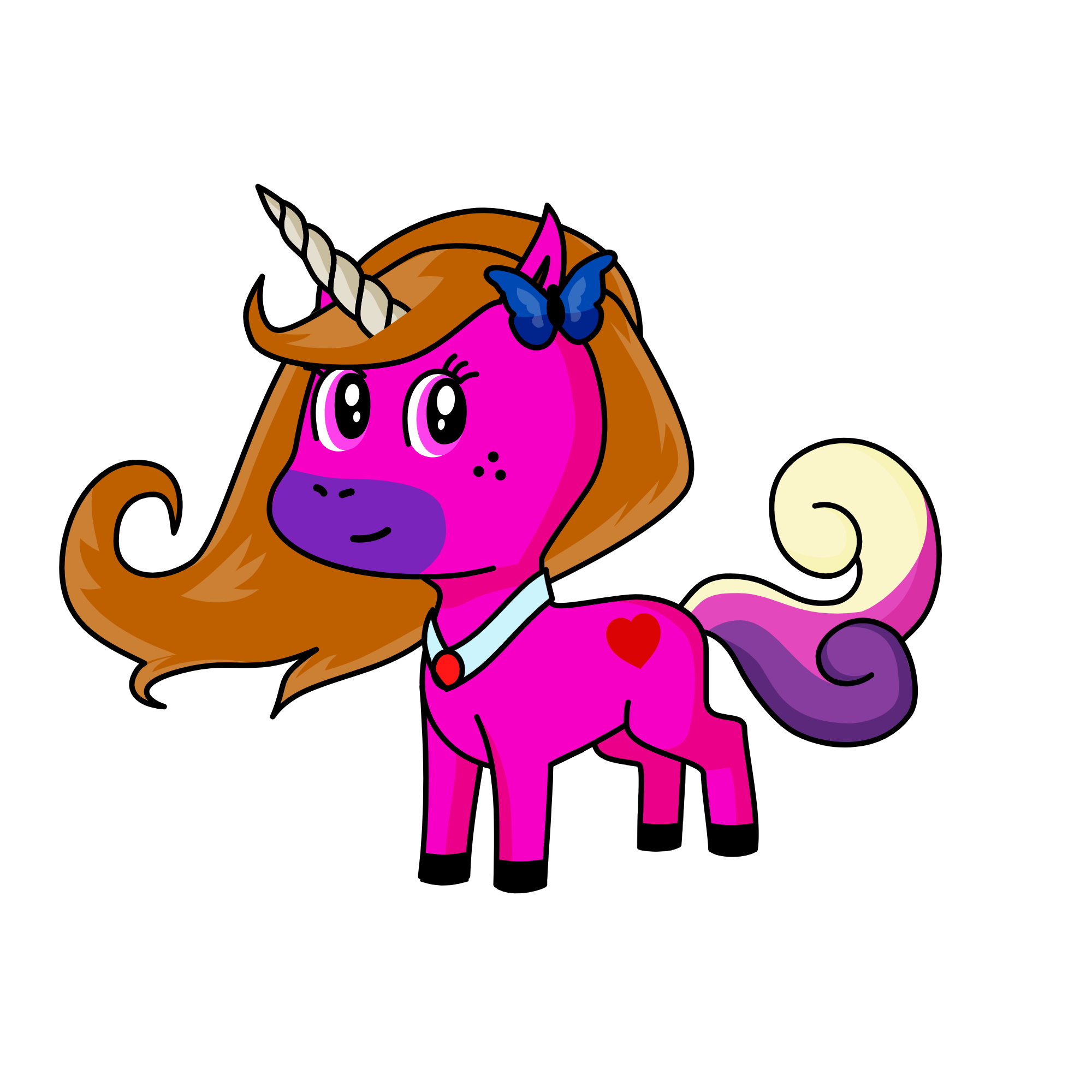 Cassia, the unicorn
