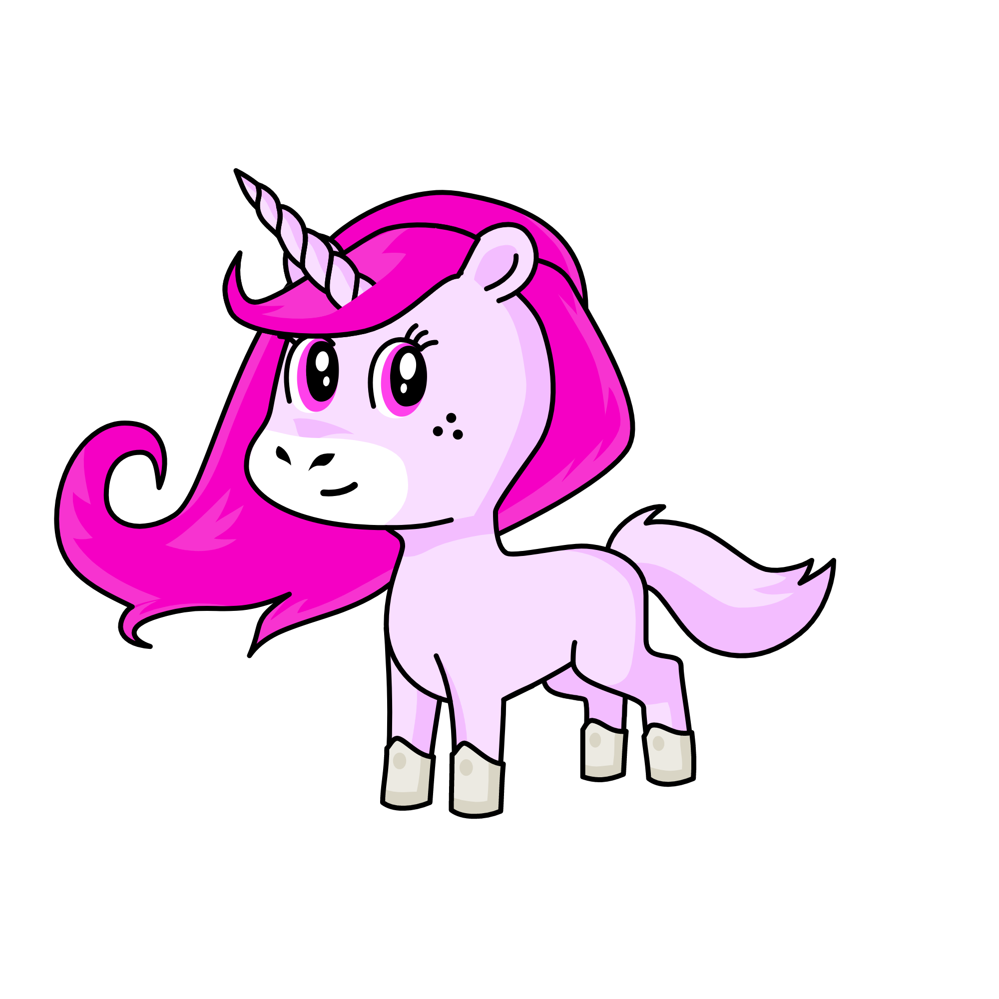 Snowy, the unicorn