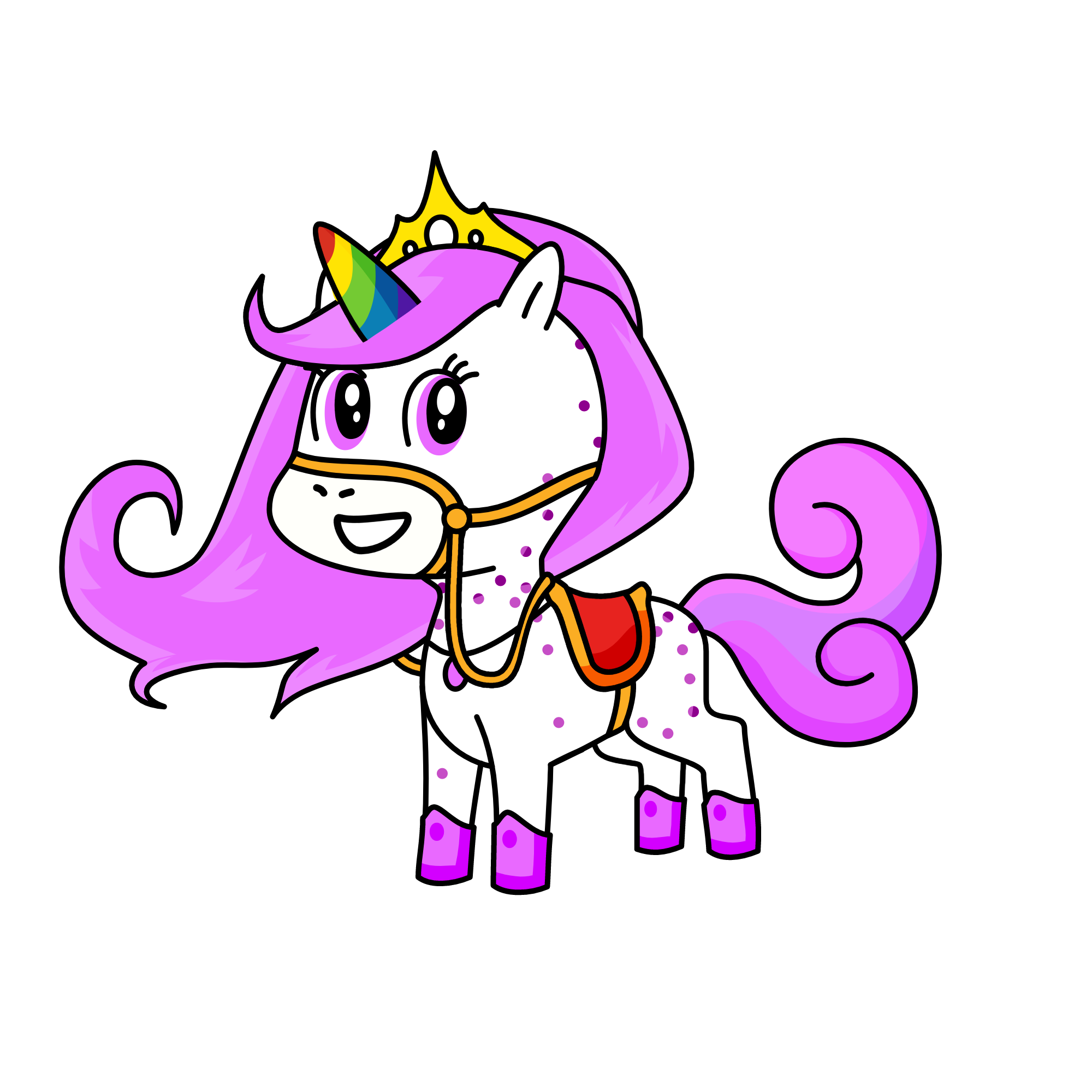 lavender, the unicorn