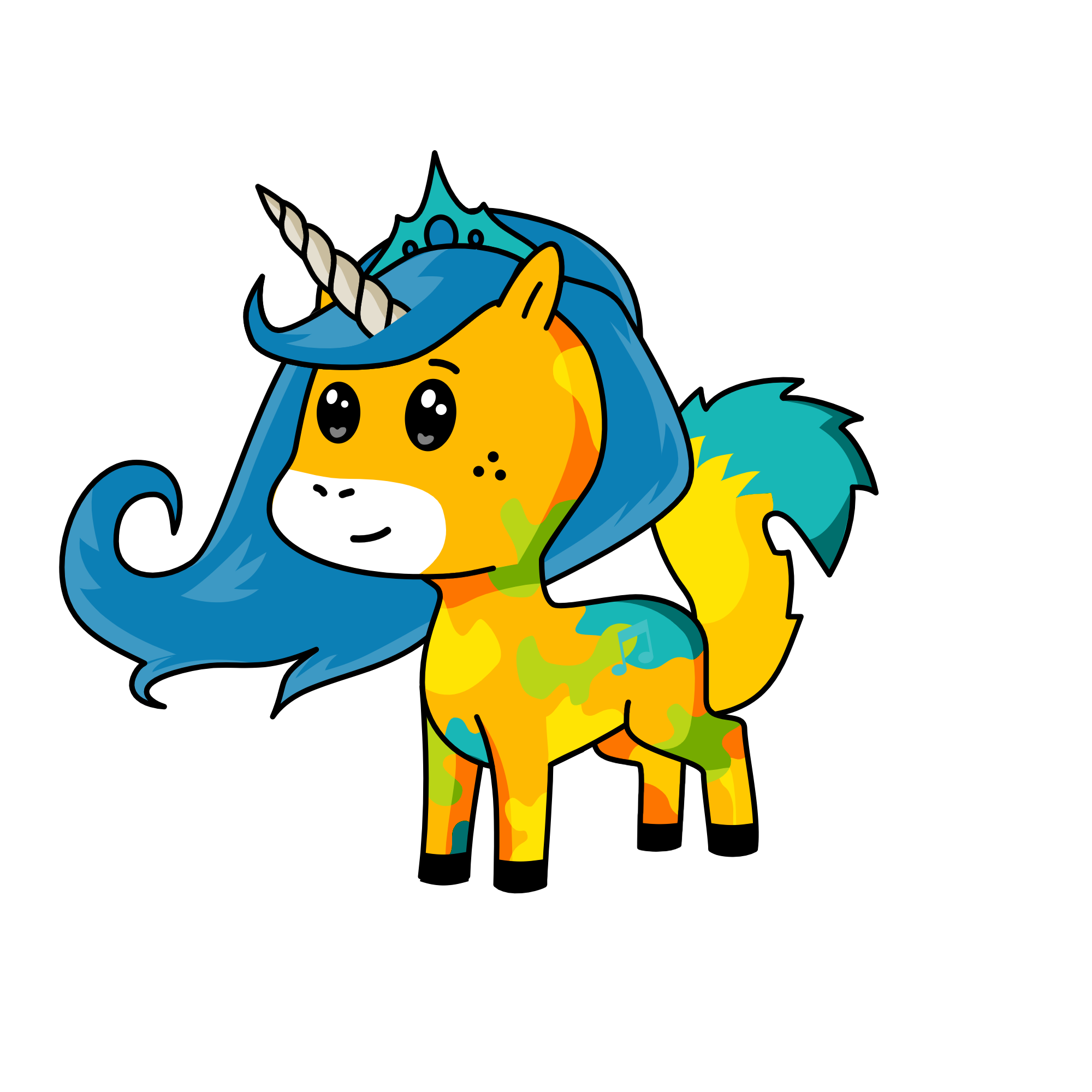 Riley, the unicorn