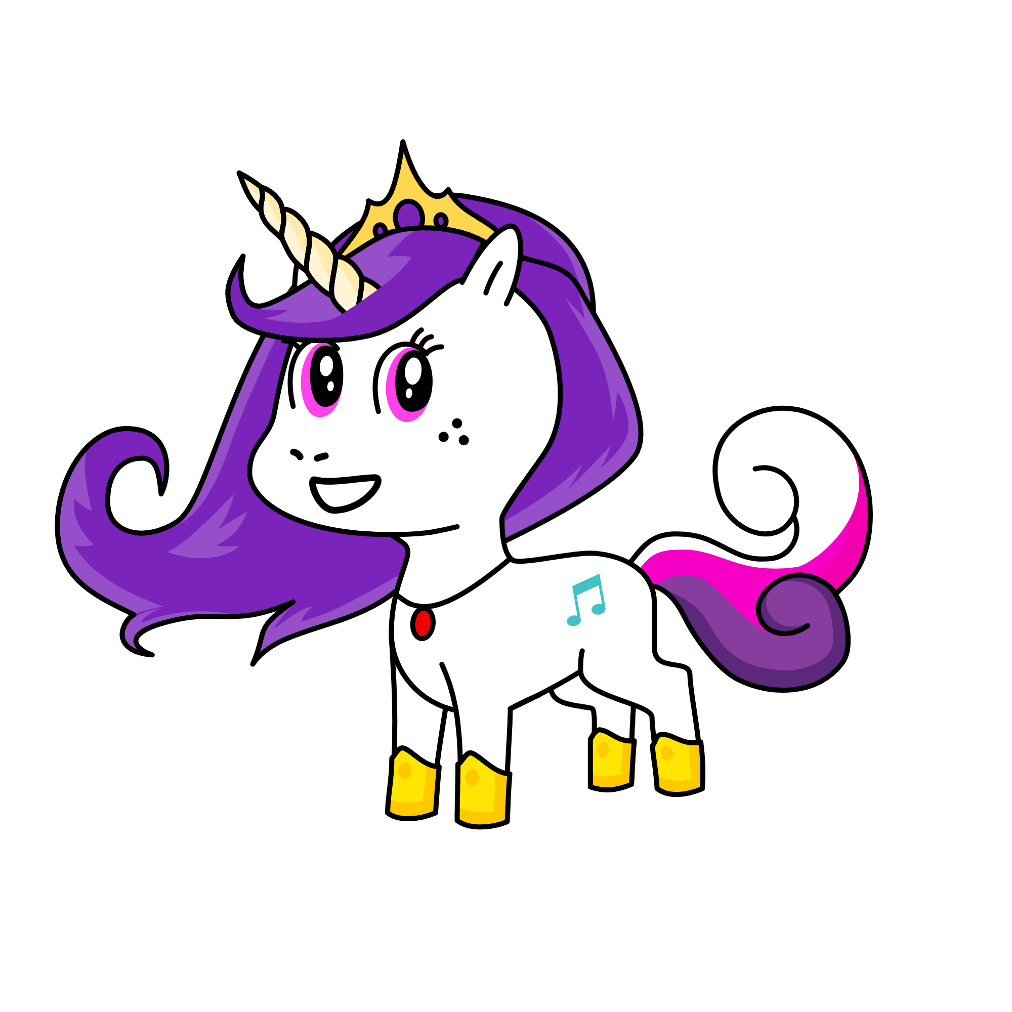sweety belle, the unicorn