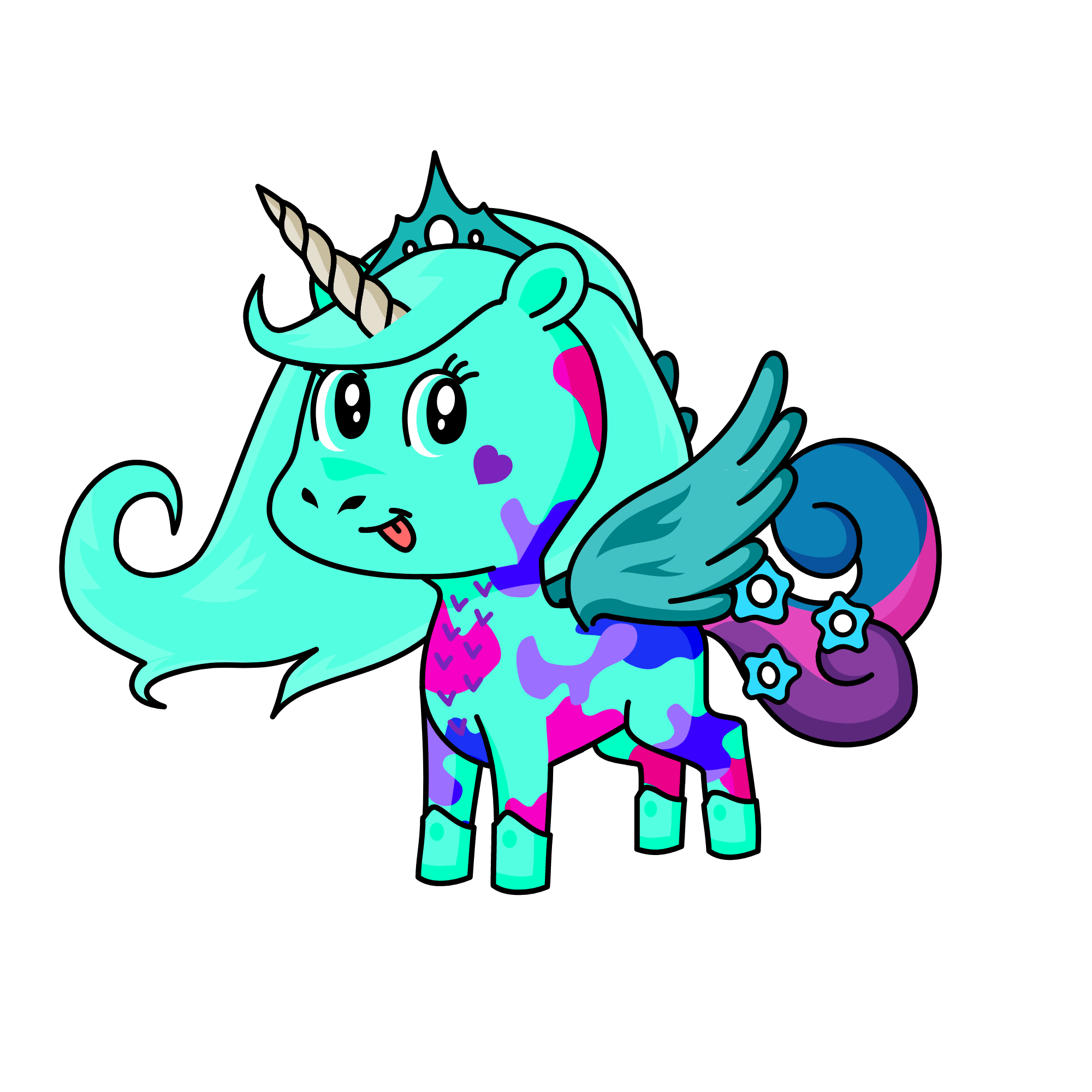 djfkhrhfjrf, the unicorn