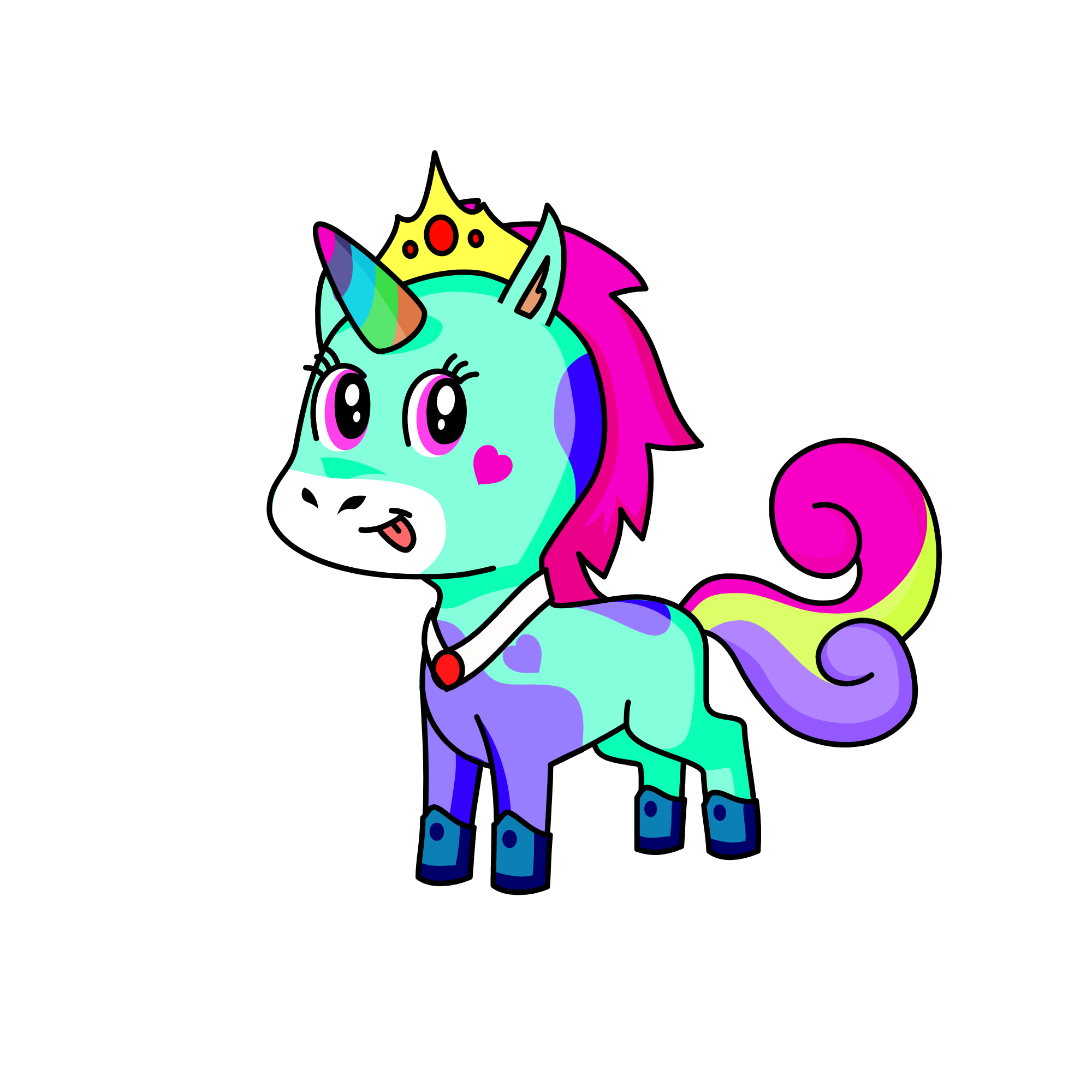 teketeke, the unicorn