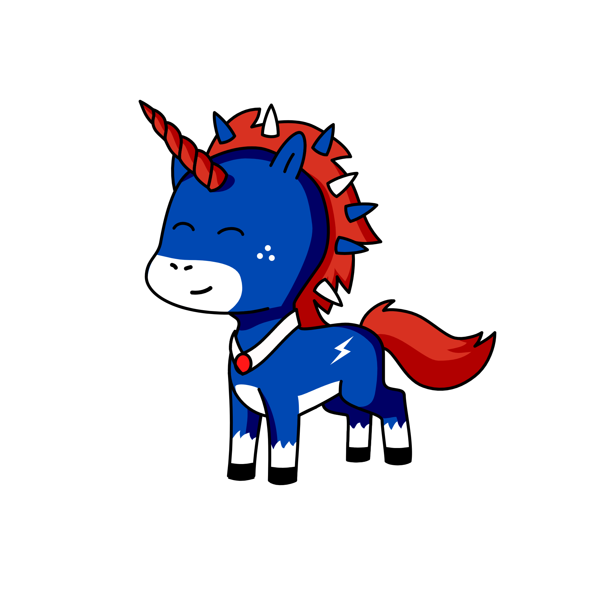 zebra, the unicorn