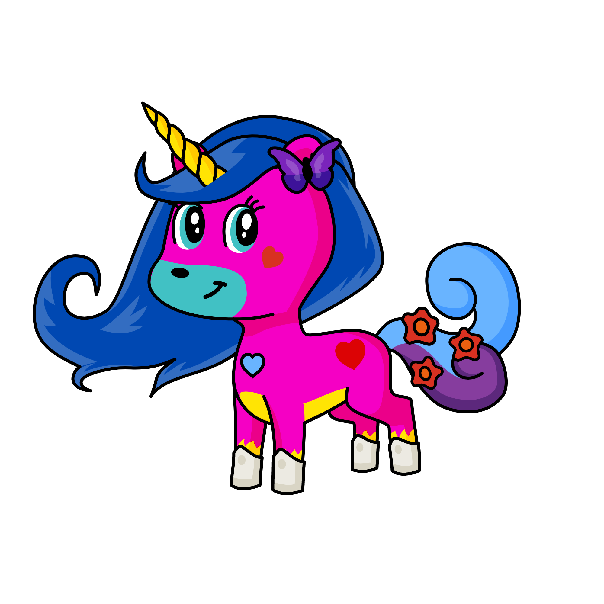 rainbow, the unicorn