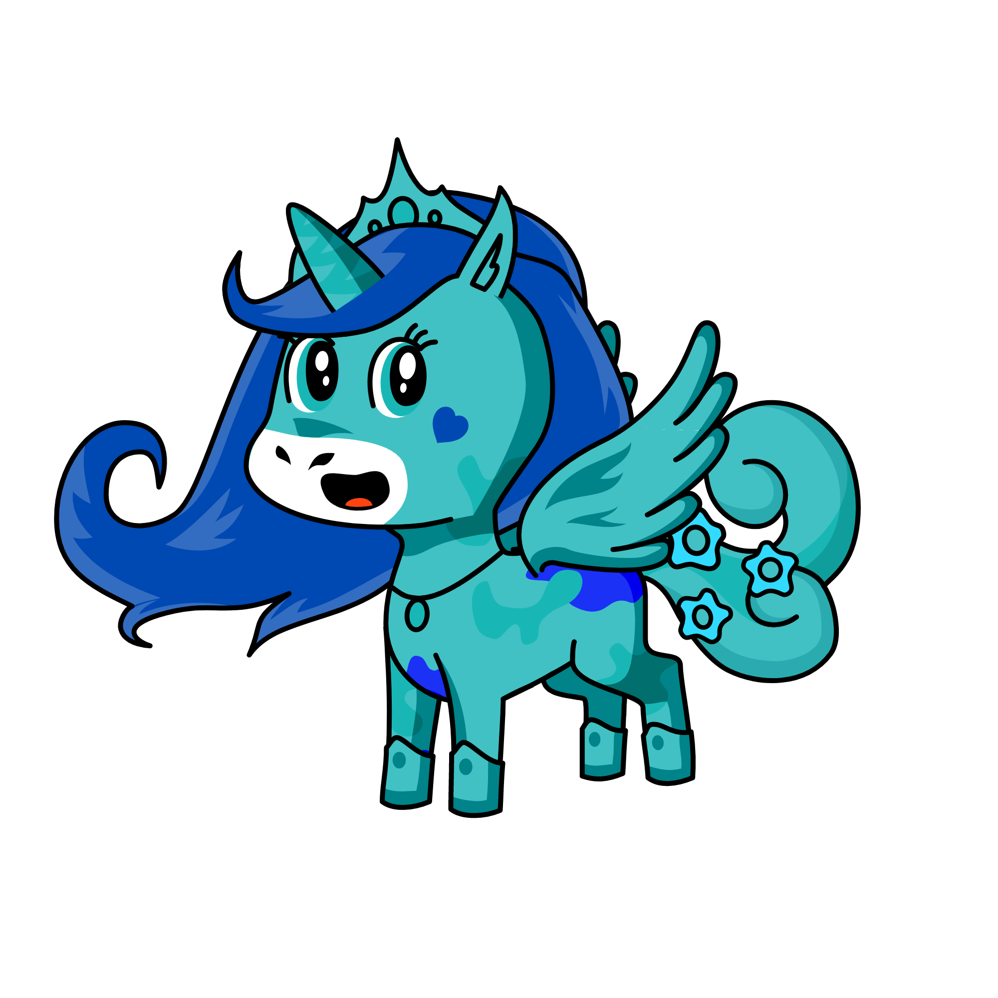 queen of ice, the unicorn