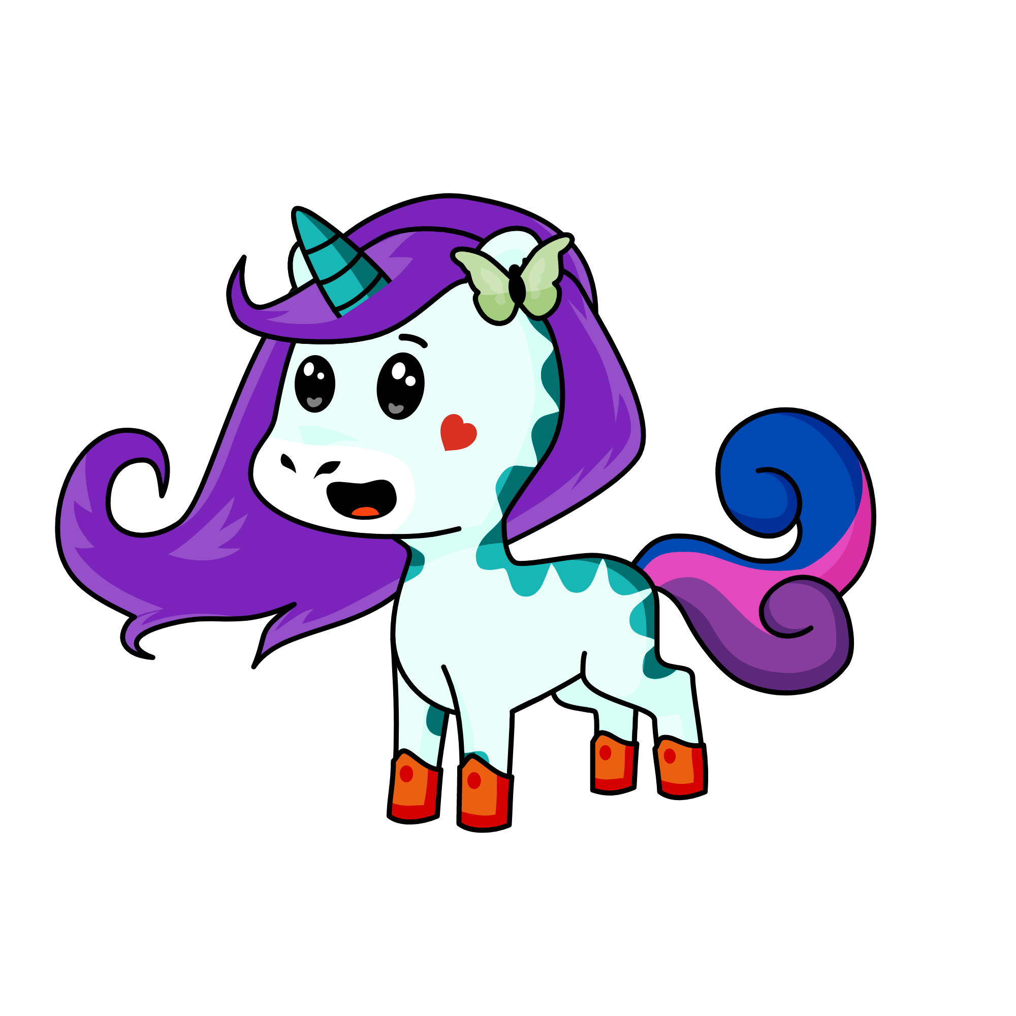 Boo, the unicorn