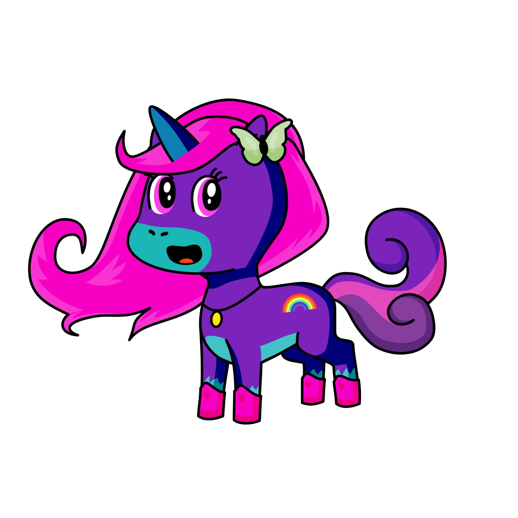 pinky, the unicorn