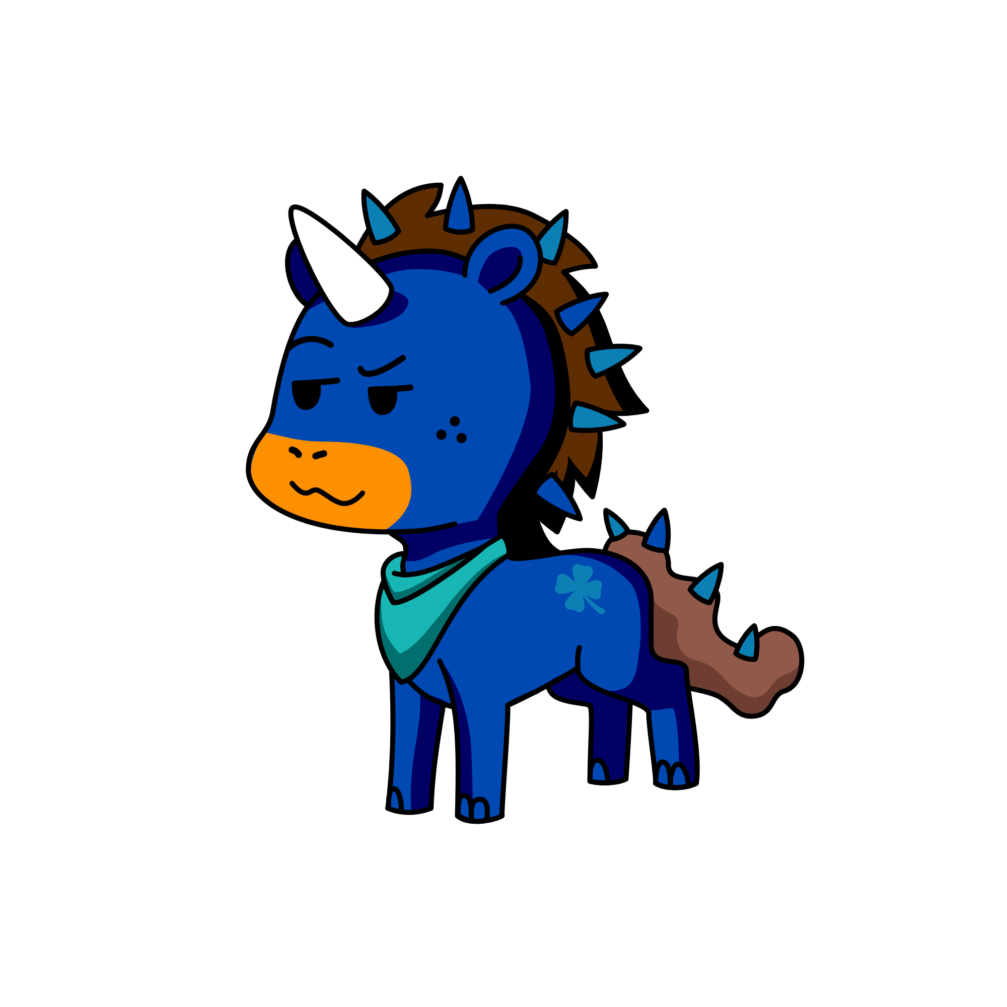 Baddy, the unicorn