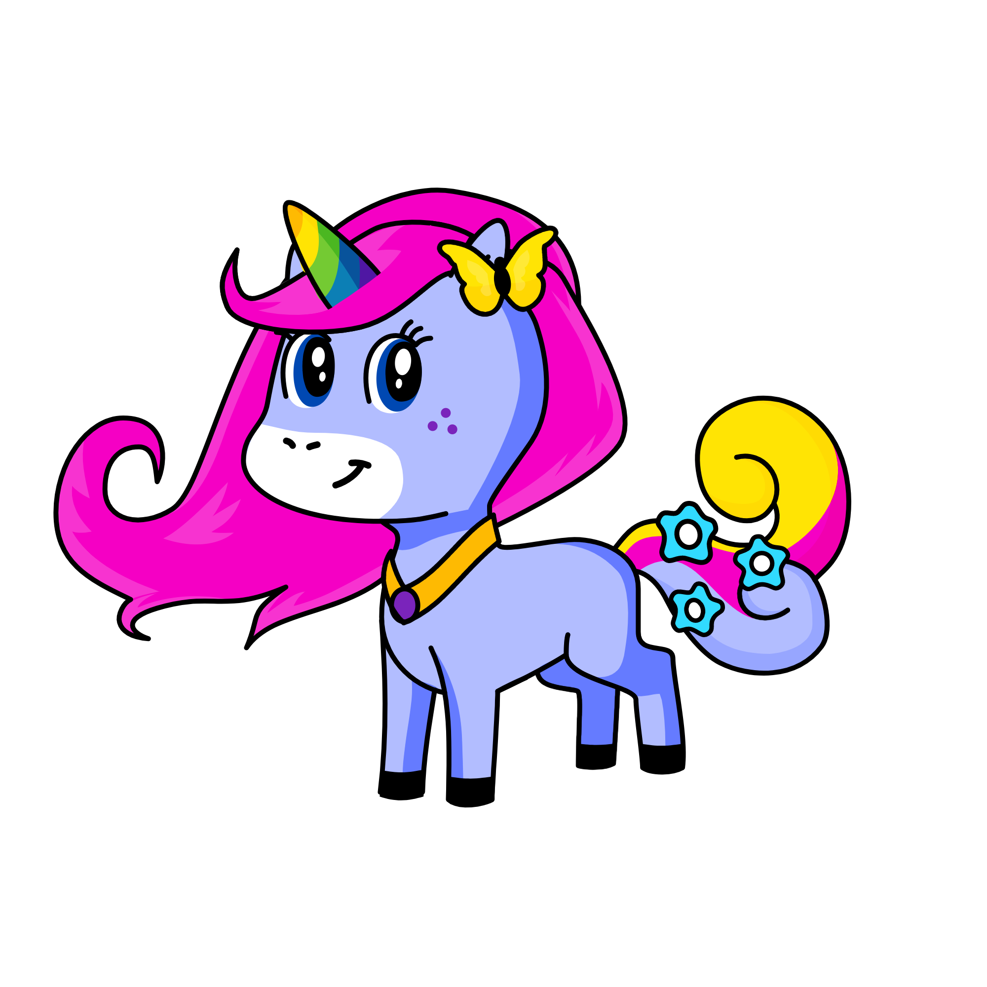 Pixie, the unicorn