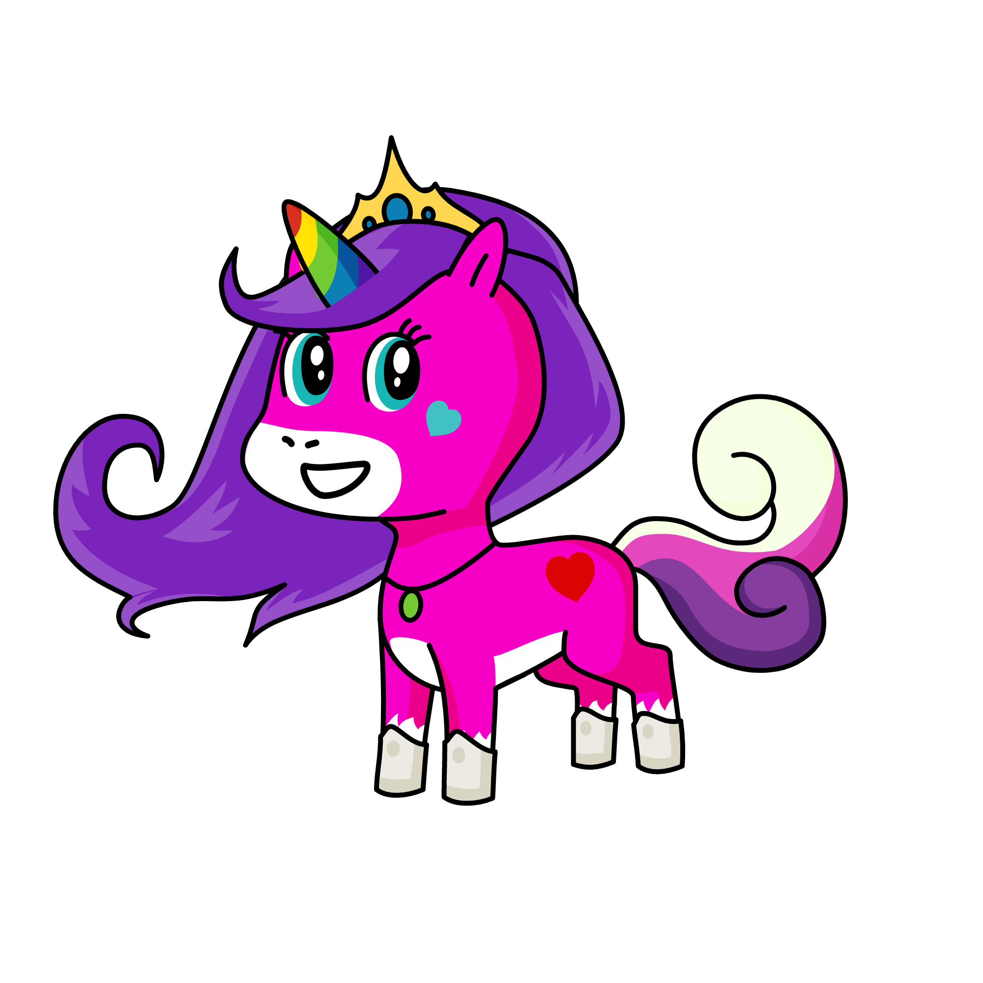 rainbbow, the unicorn