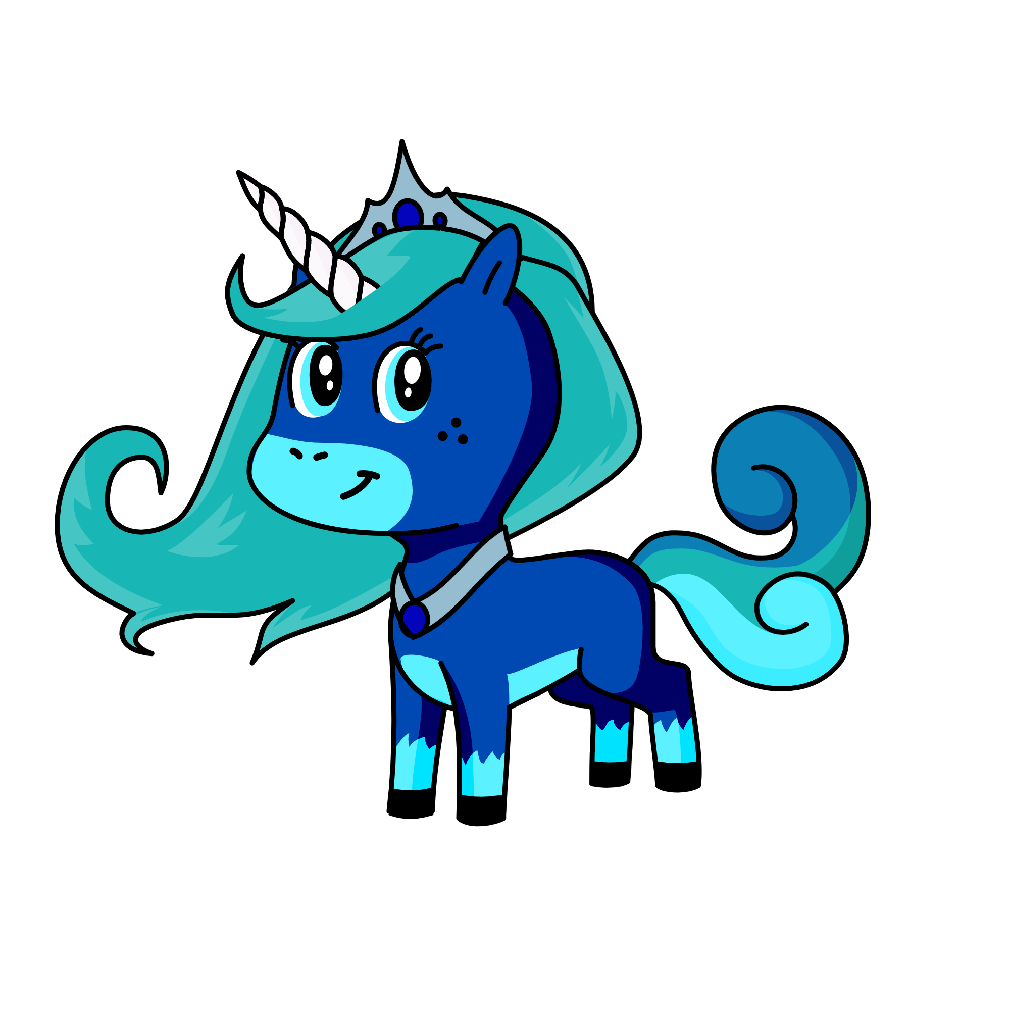 Seachelle, the unicorn