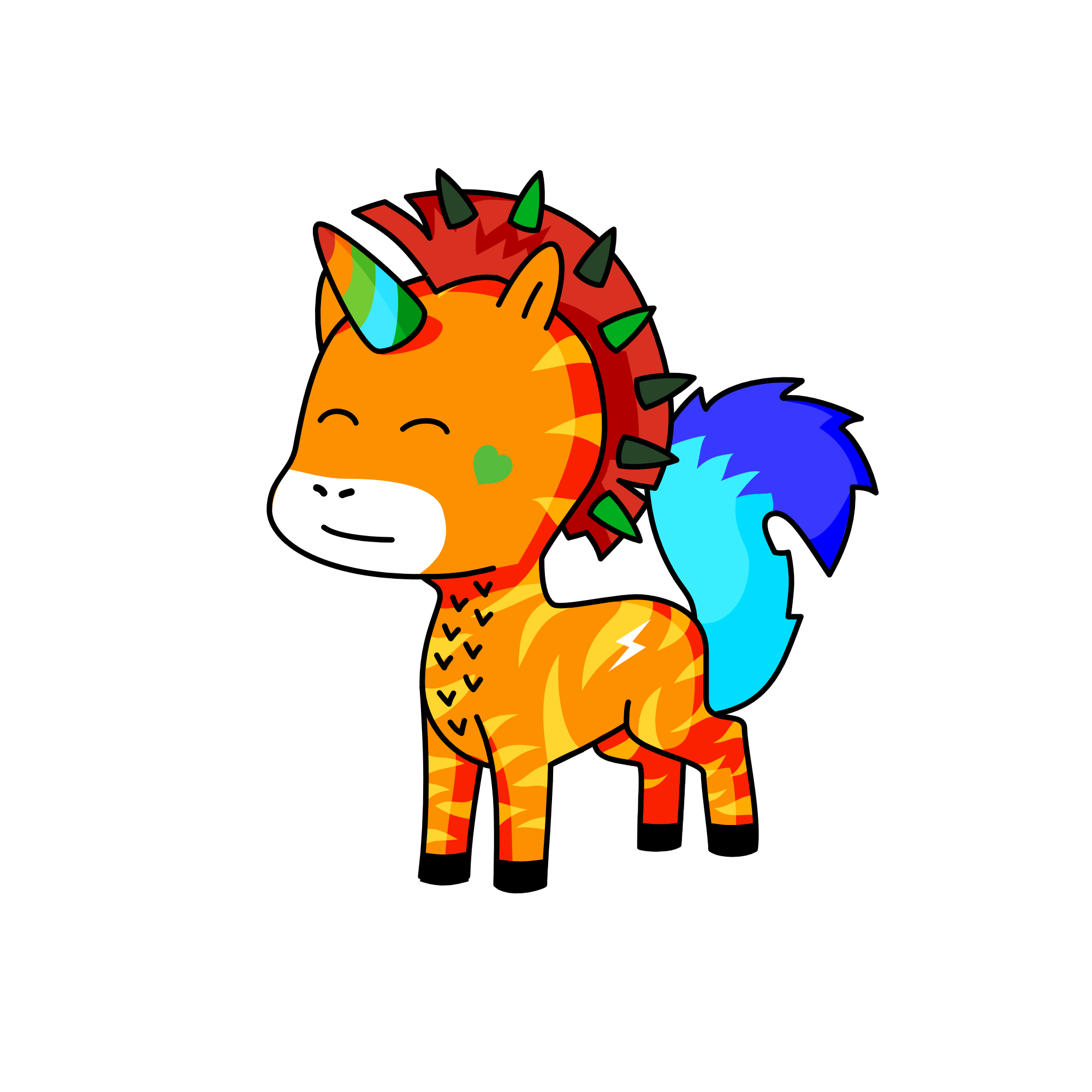 blaze, the unicorn