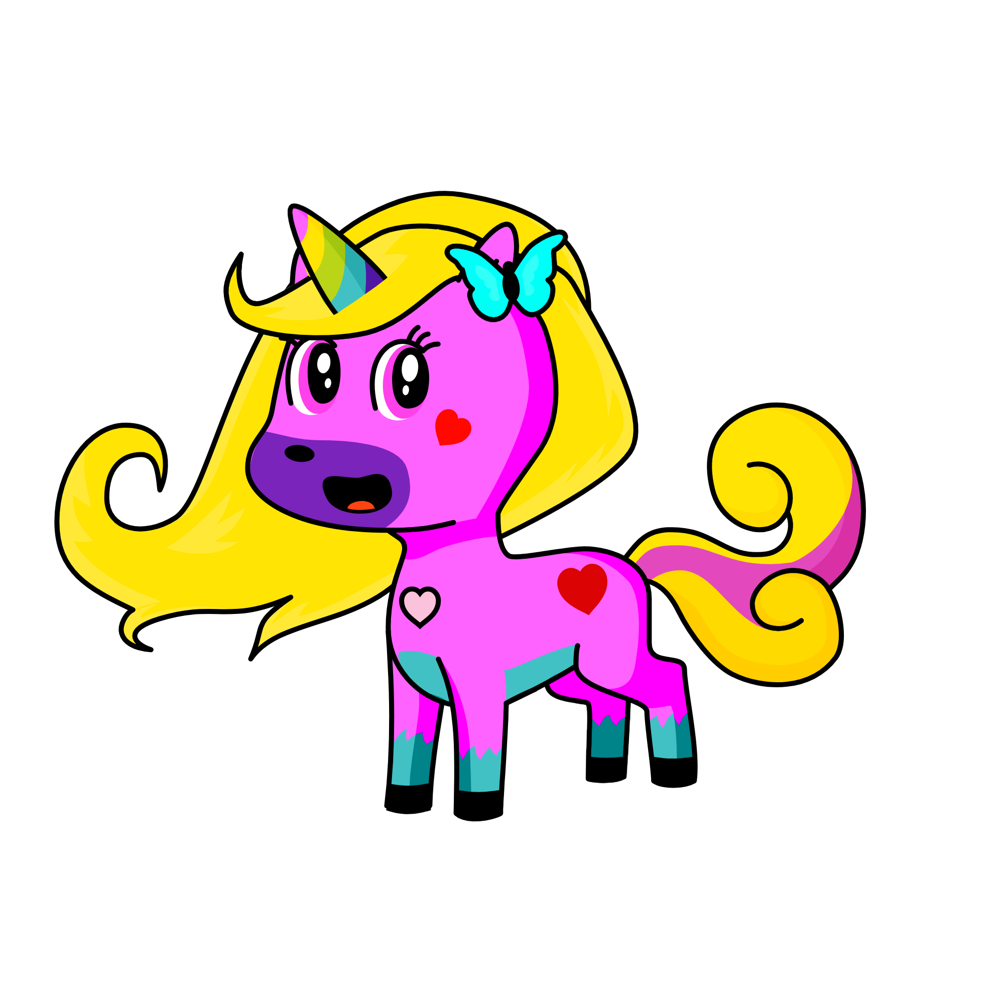 daisy sparkleheart, the unicorn