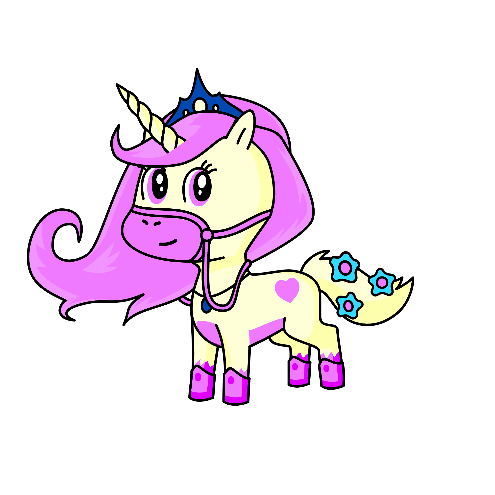 pinky, the unicorn