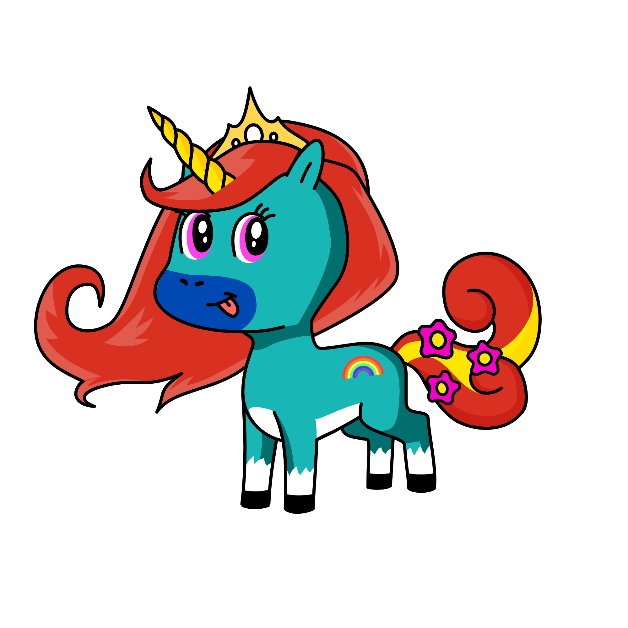 lily rubyhair, the unicorn