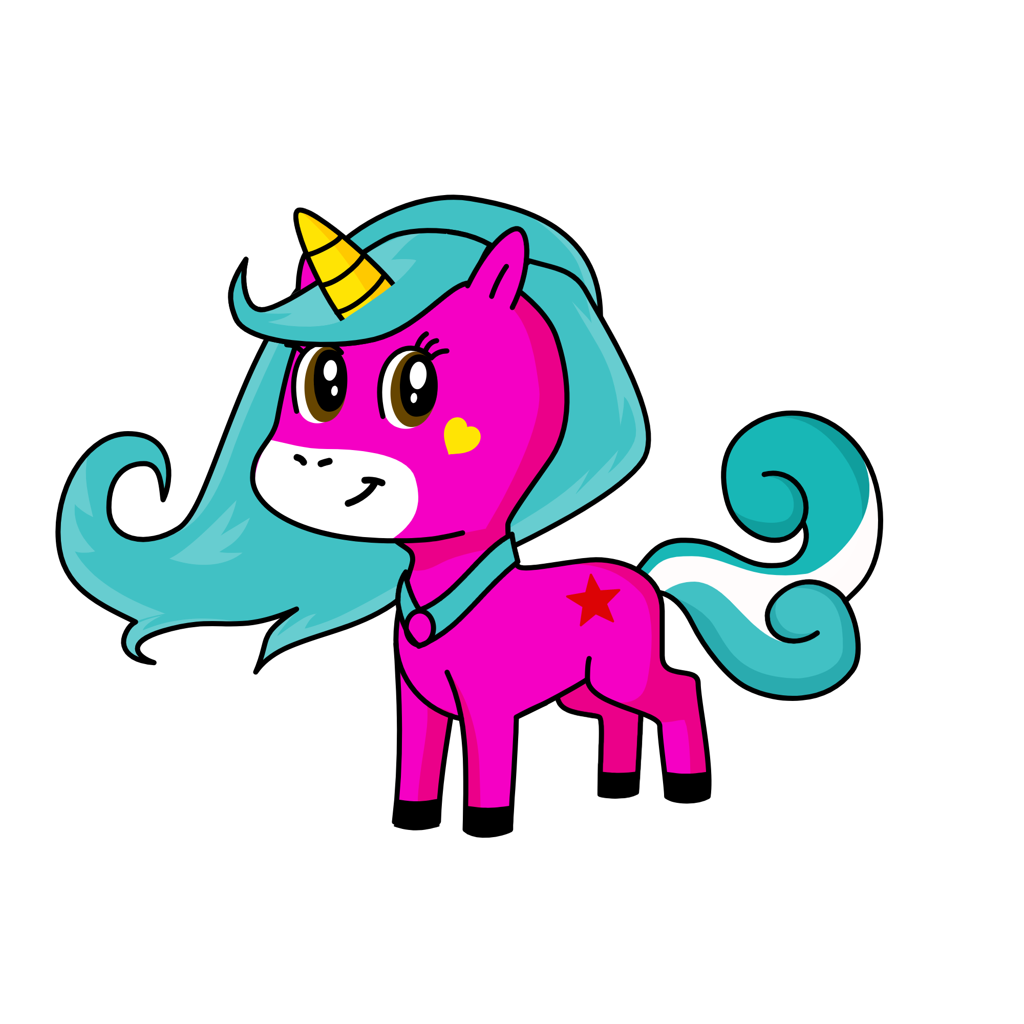 penelope shinyhorn, the unicorn