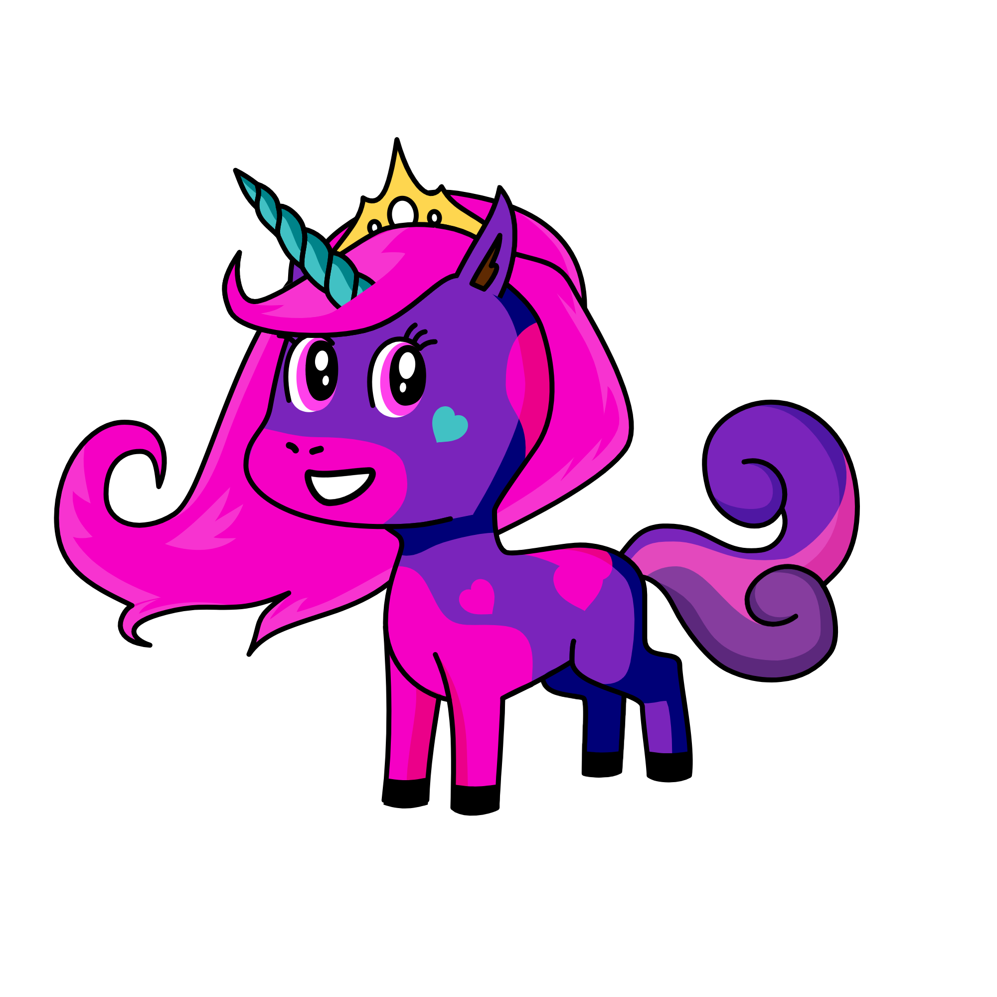 FISH UNICO, the unicorn