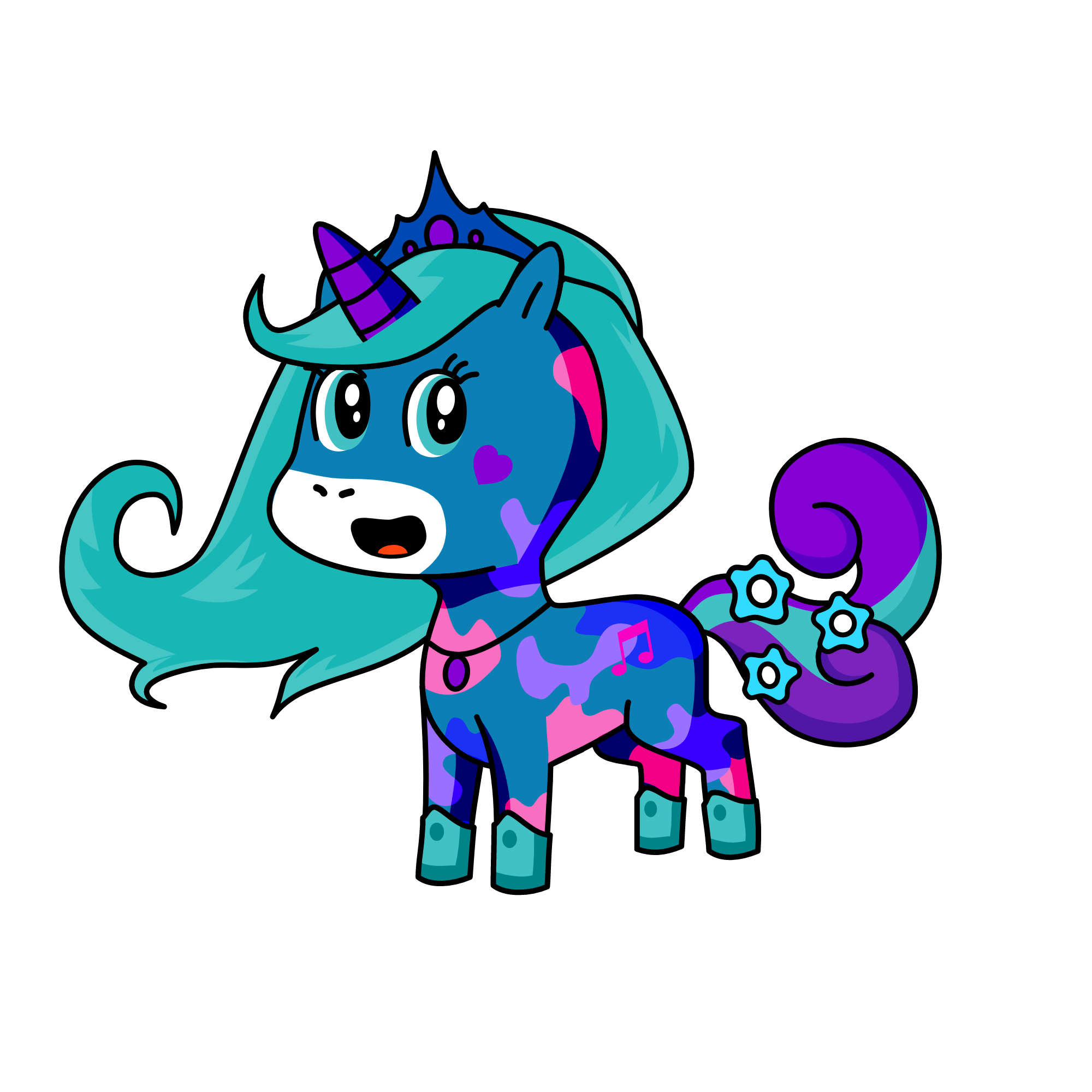 Violet , the unicorn