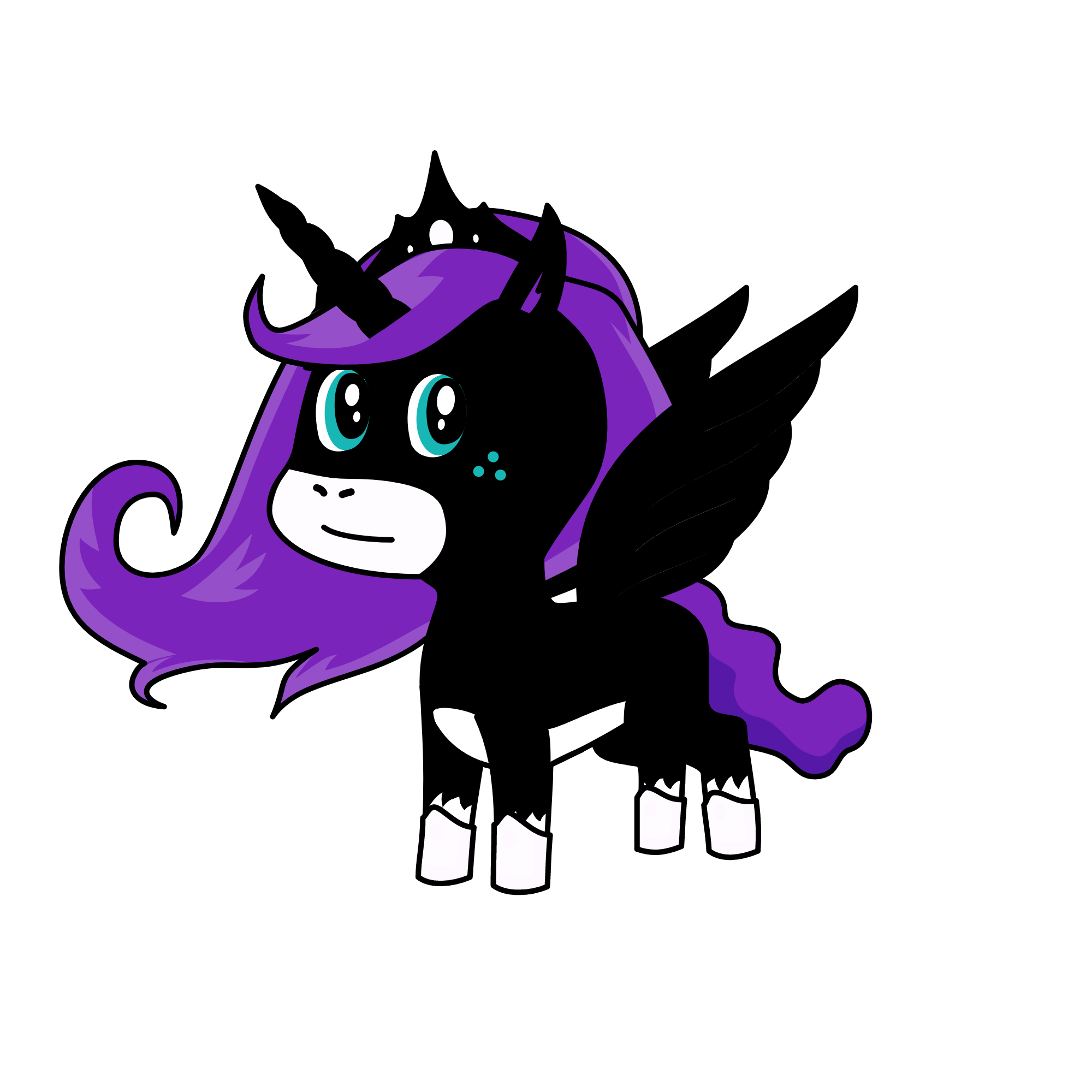 princess luna, the unicorn
