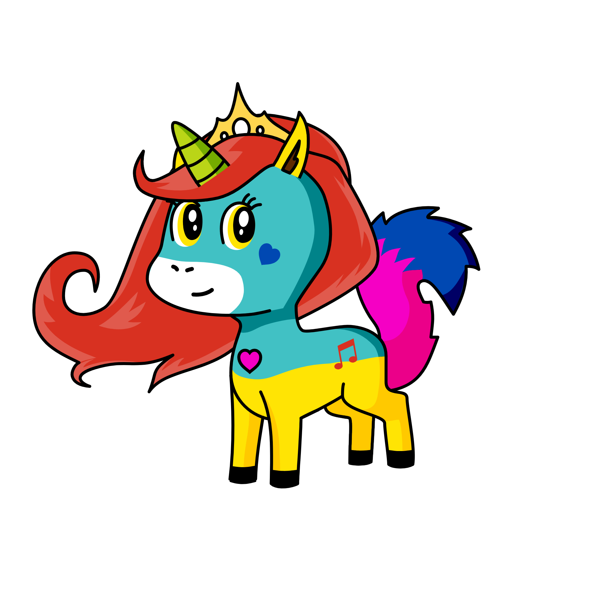 Goddess of the Elements Abigail , the unicorn