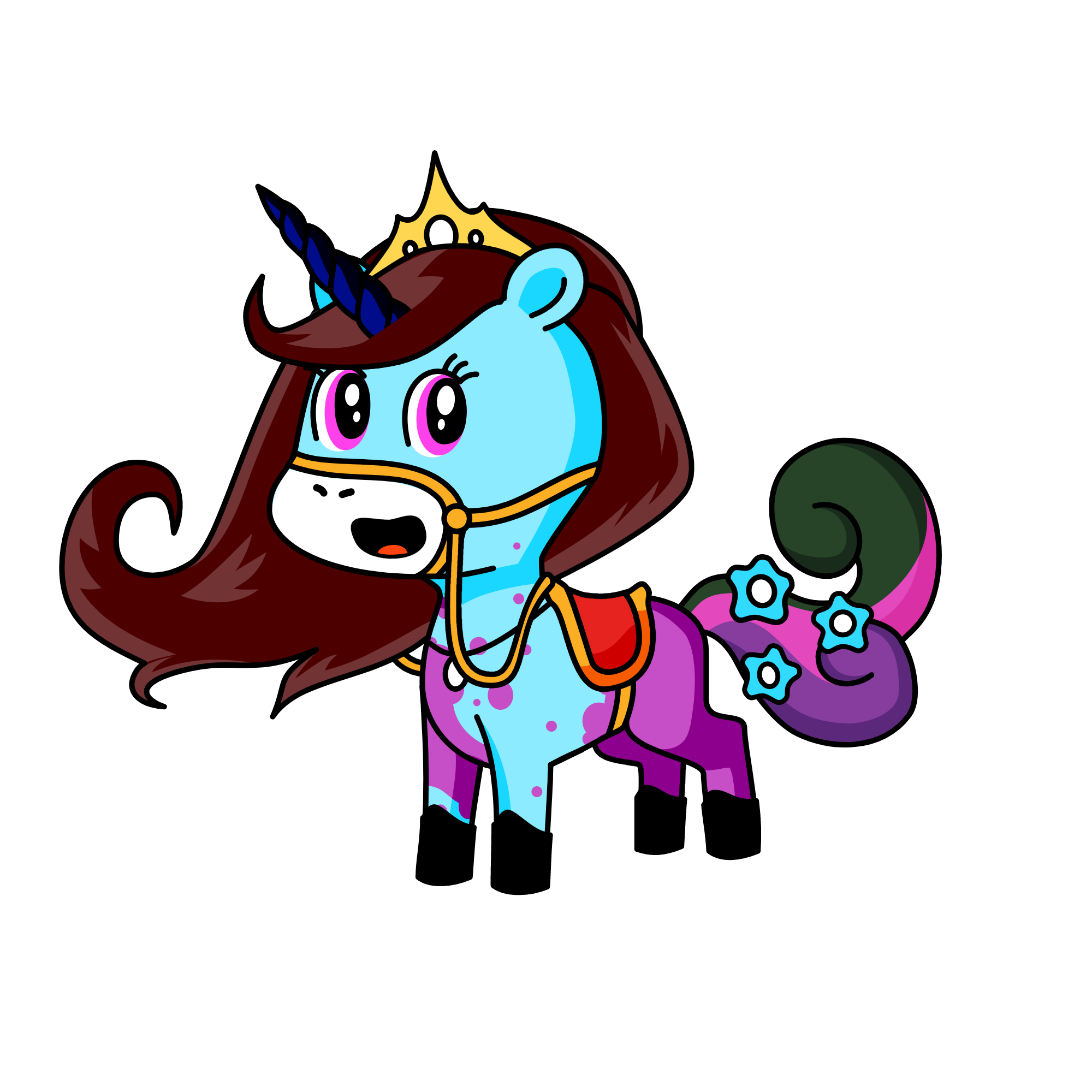Ruby Sprinklecake, the unicorn