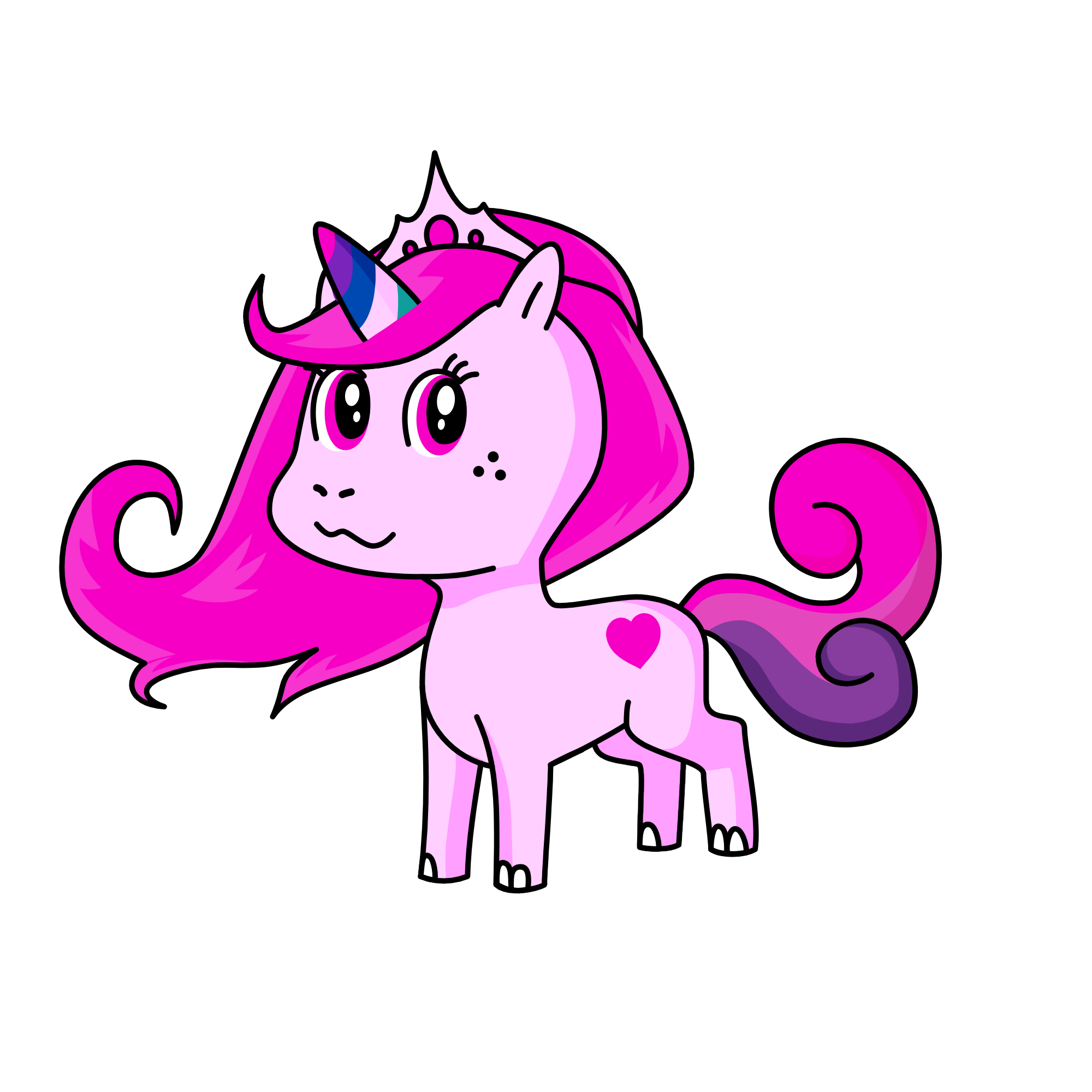 princess, the unicorn