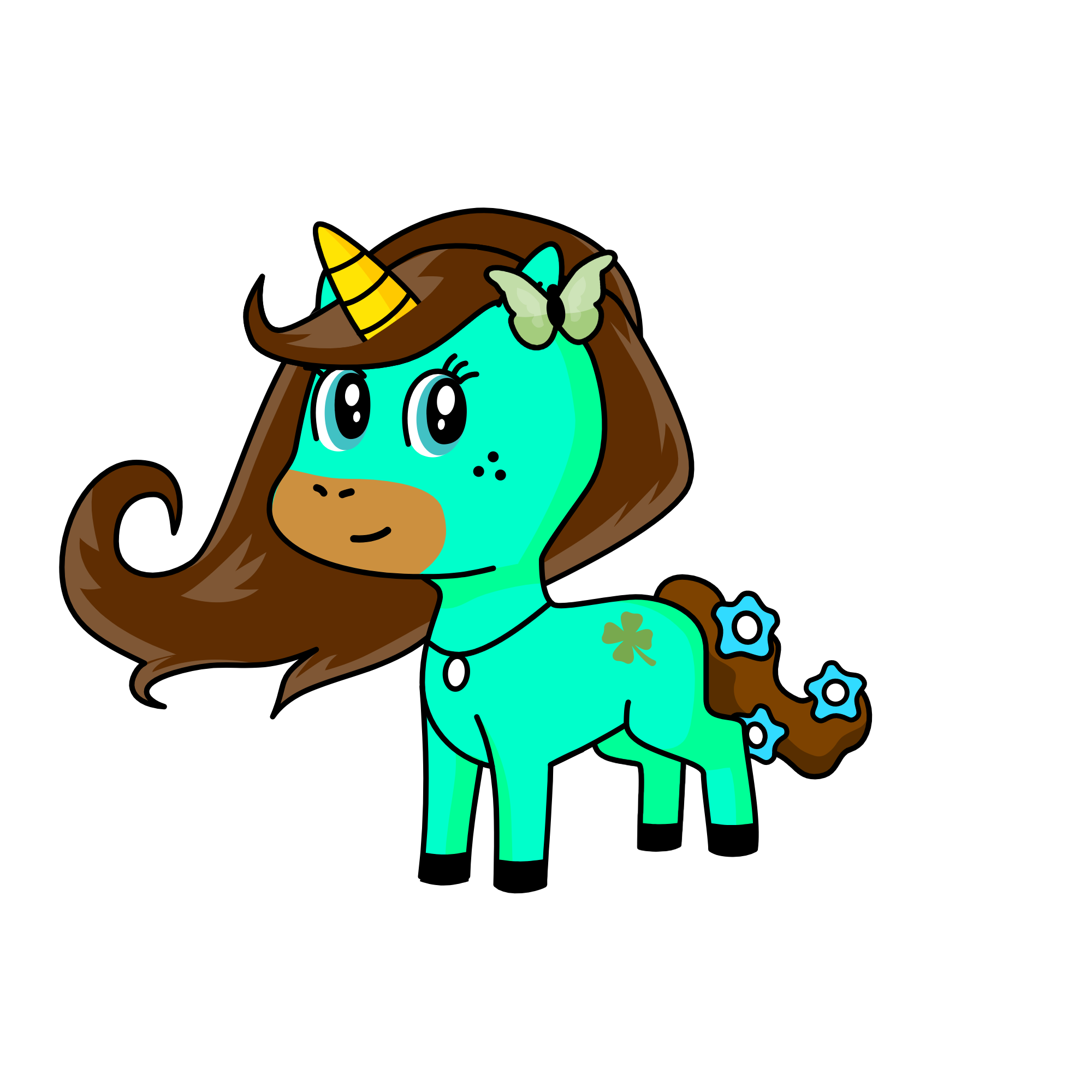 alice glitterluck, the unicorn