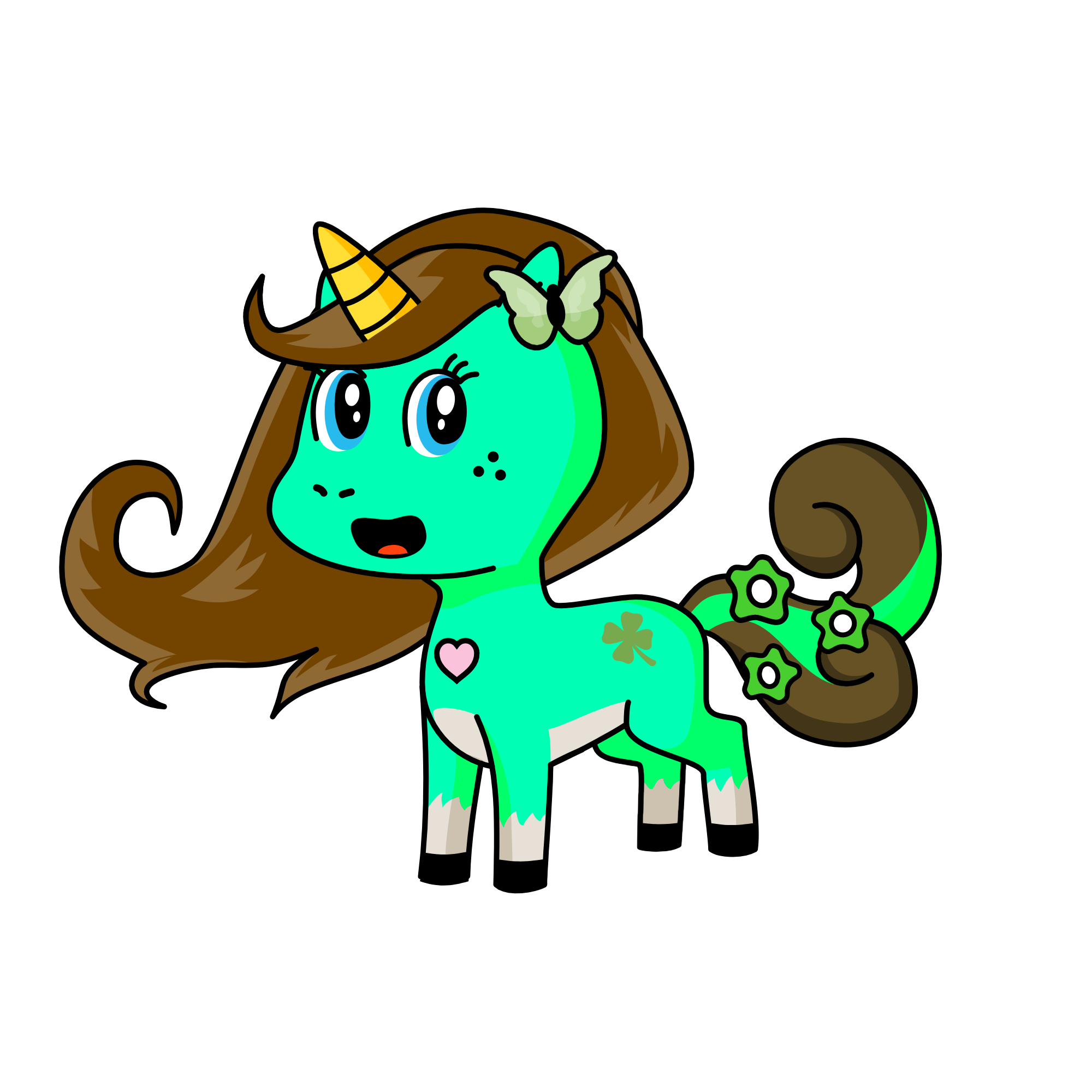 alice glitterluck, the unicorn