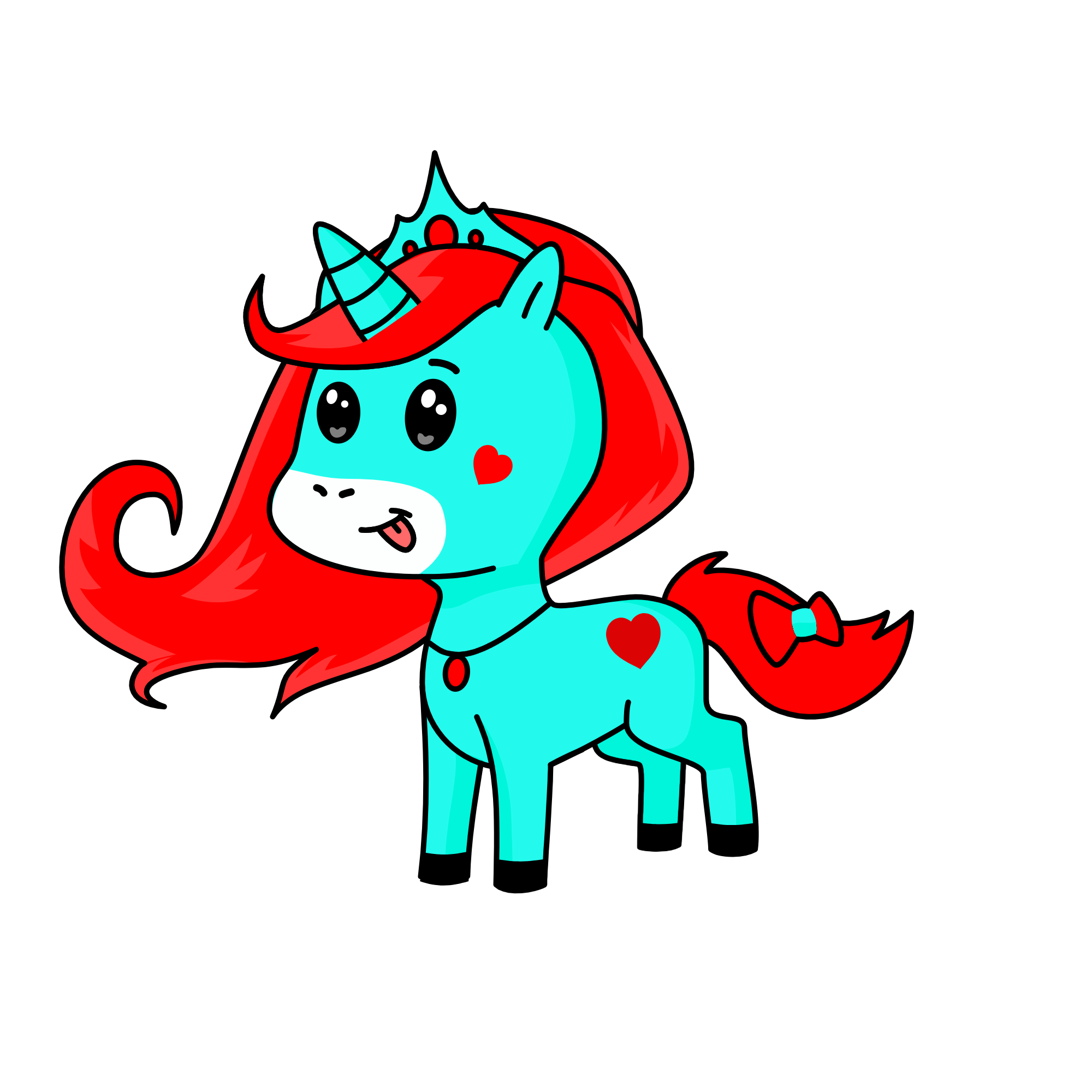Princess ariel, the unicorn