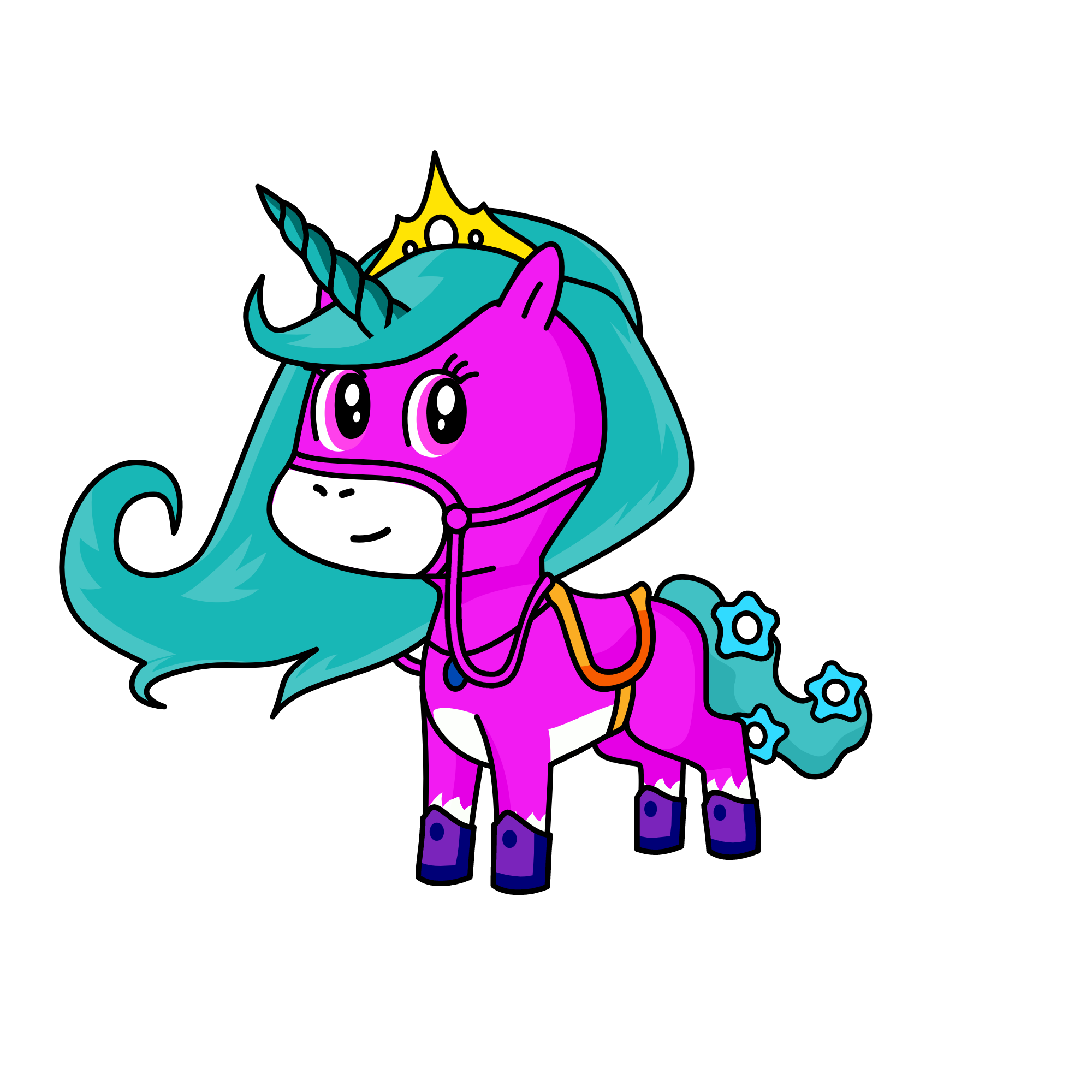 unicorn flower, the unicorn
