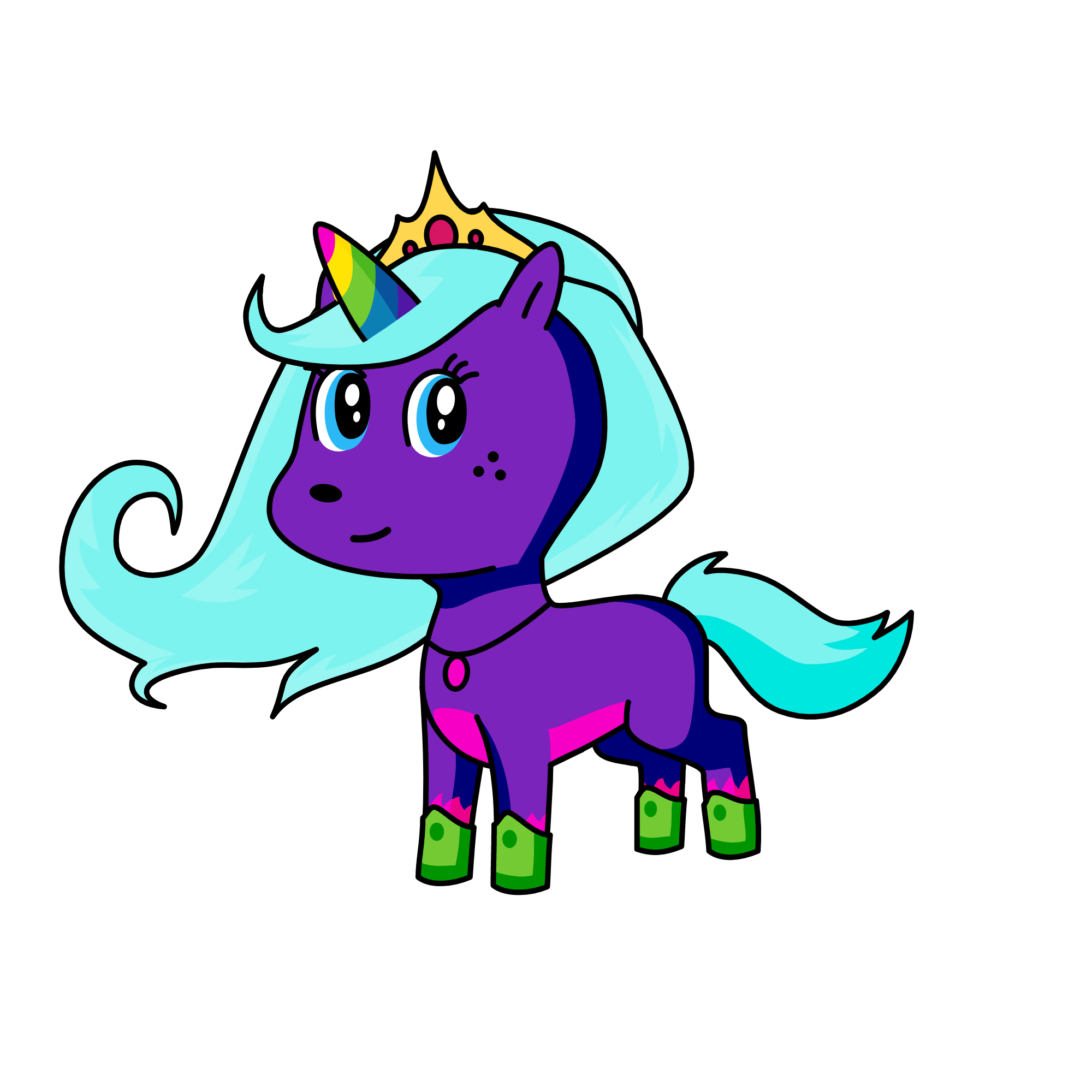 Rosa, the unicorn