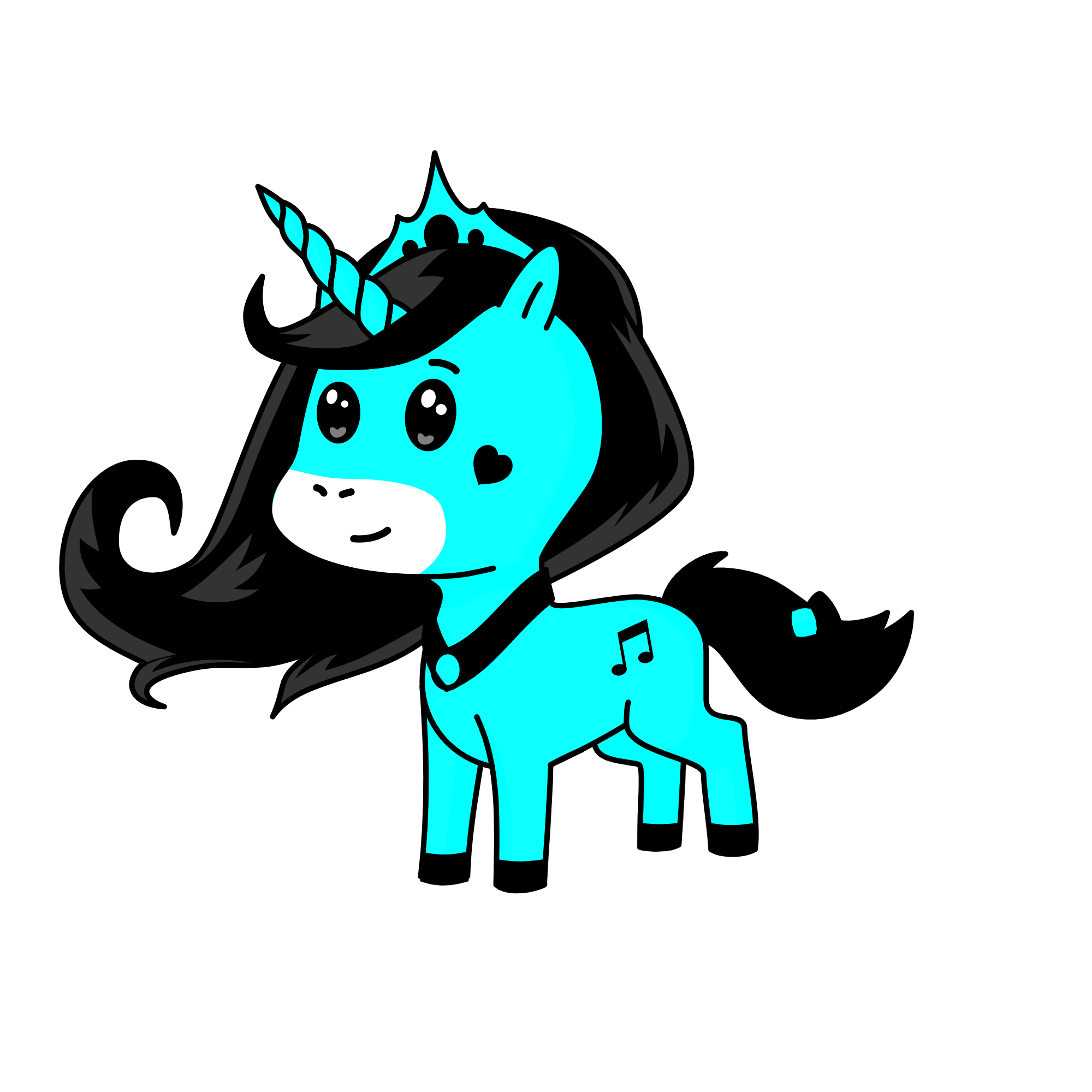 Princess Jasmine, the unicorn
