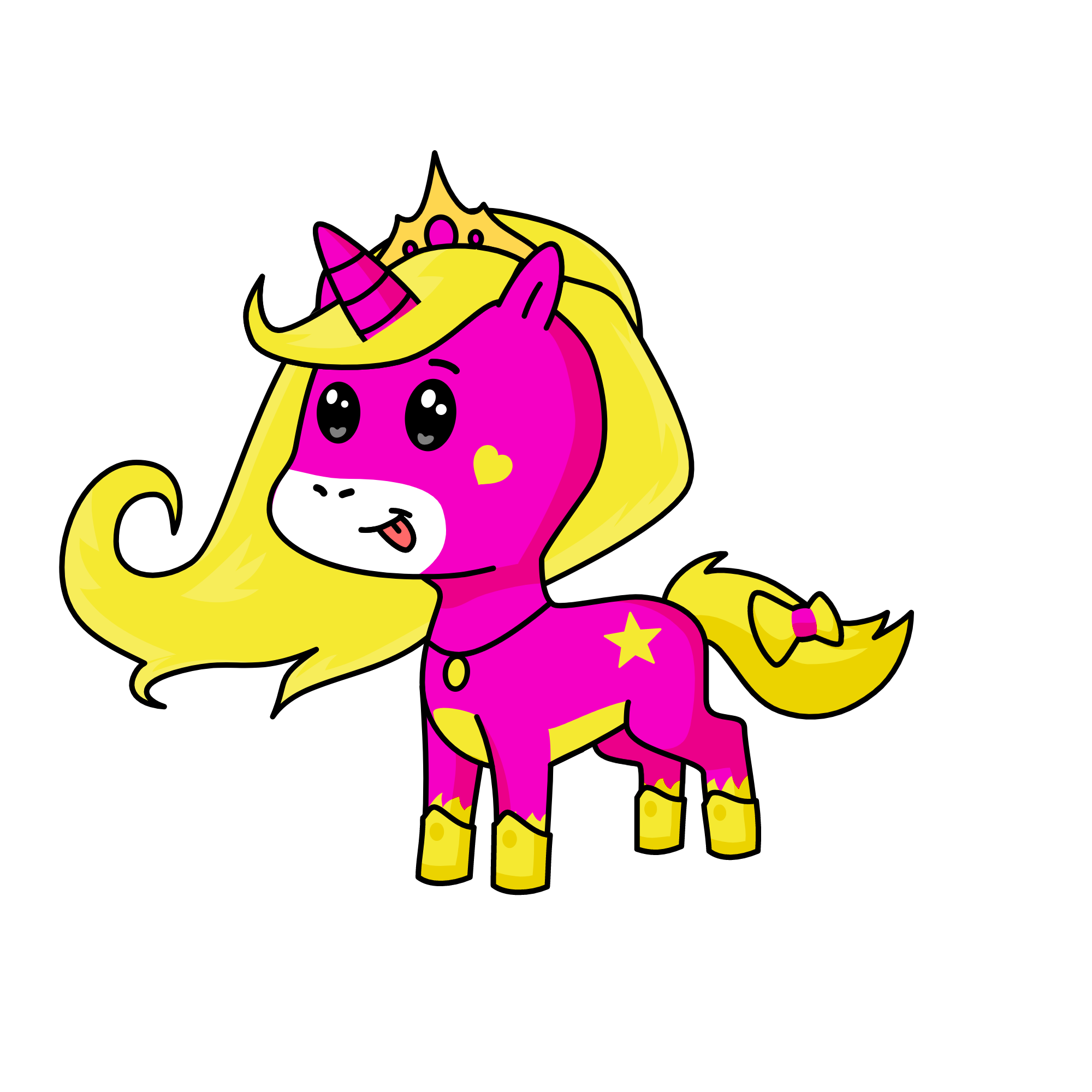 Princess Aurora, the unicorn