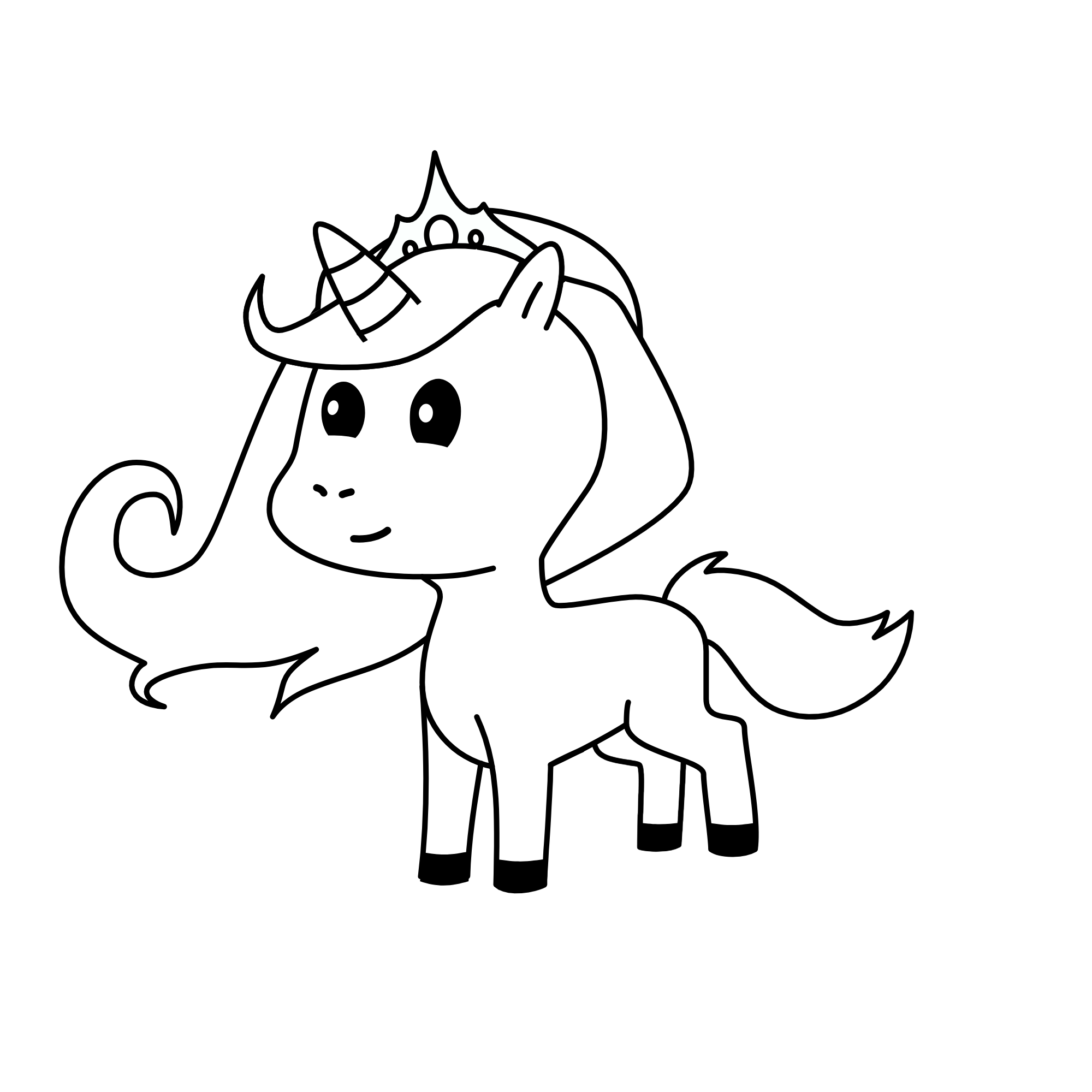 Princess cloud, the unicorn