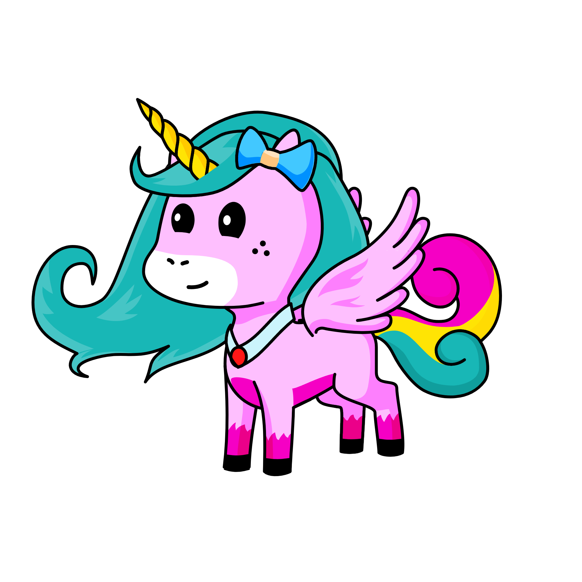 layla sparkle heart, the unicorn
