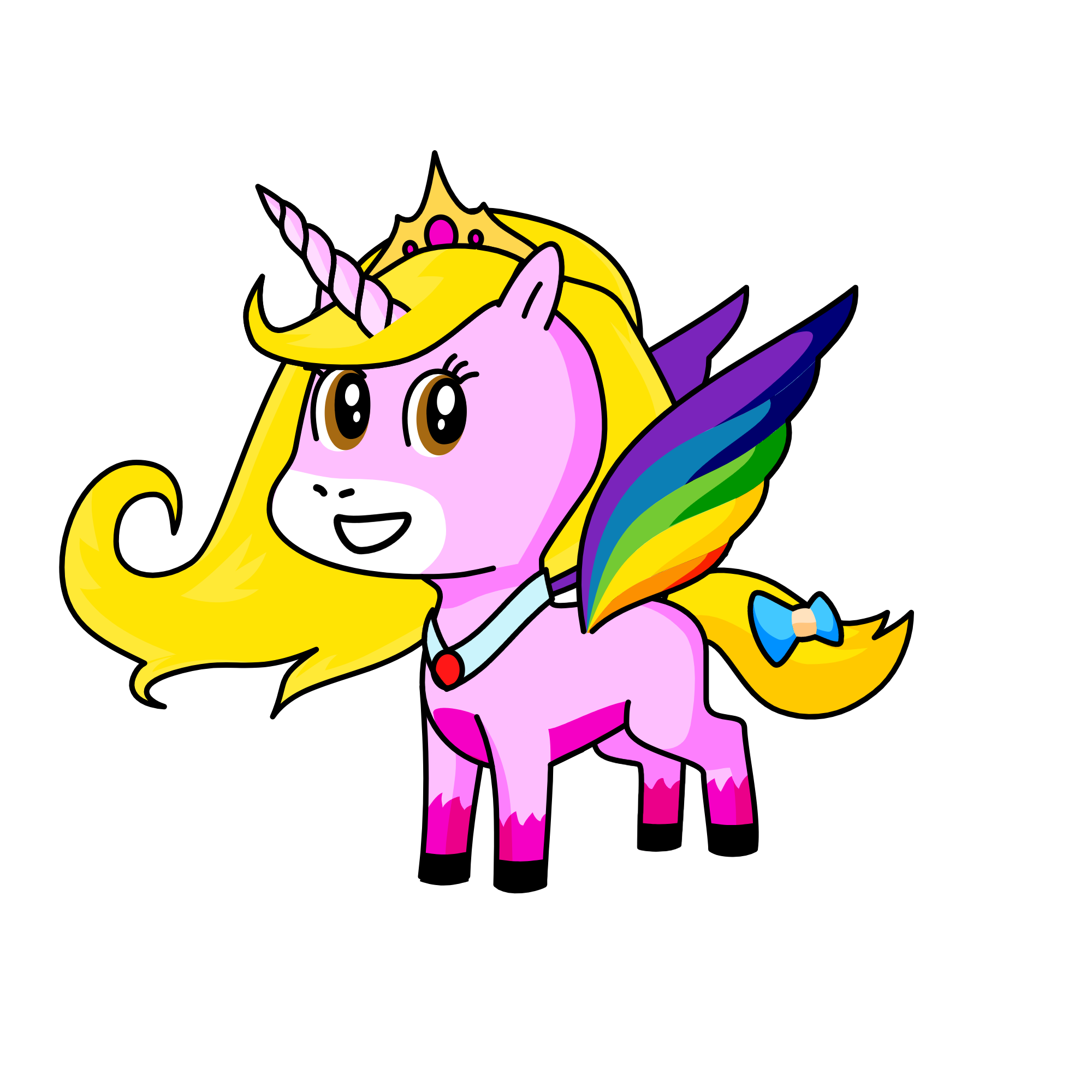 carolina shiny crown, the unicorn