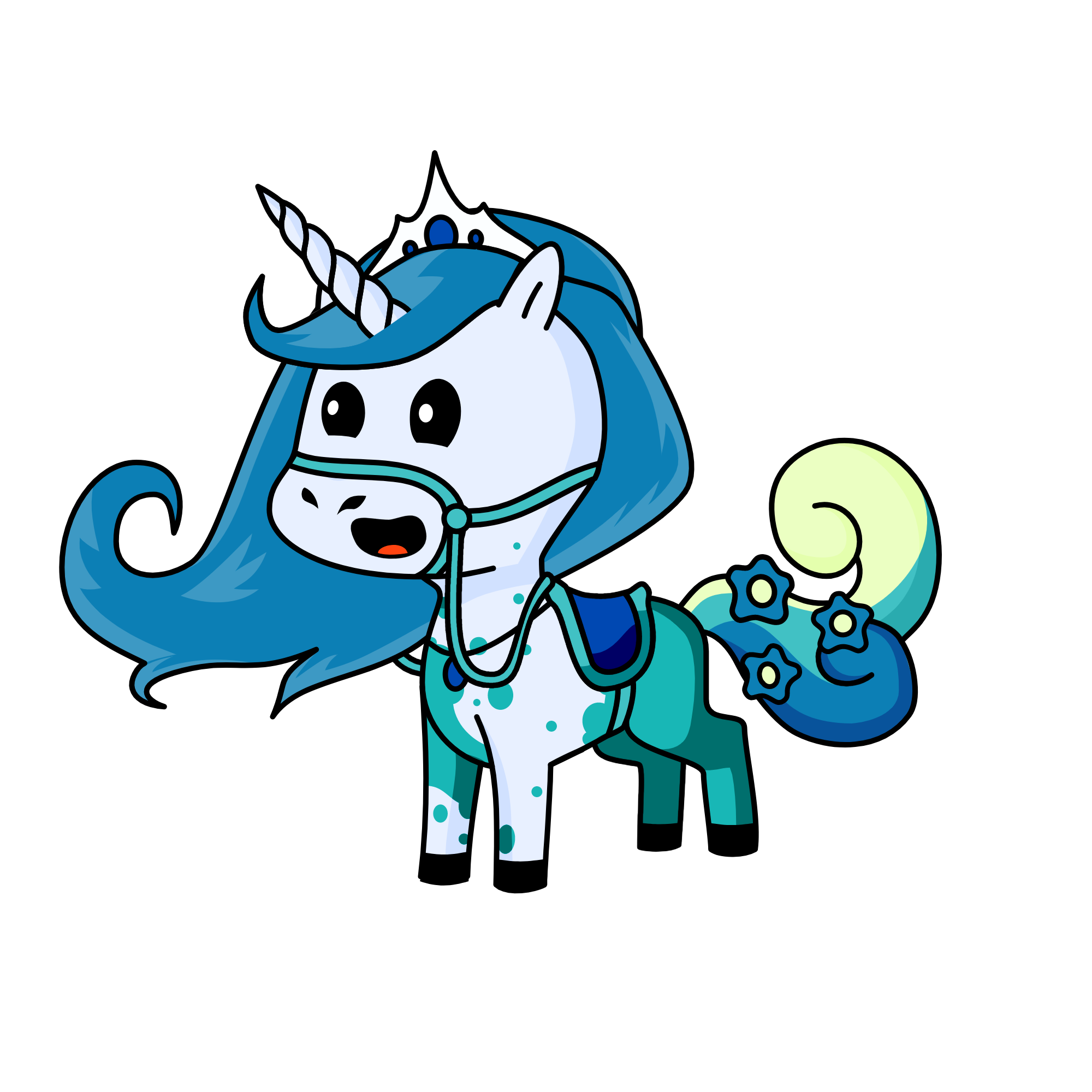 Winter, the unicorn