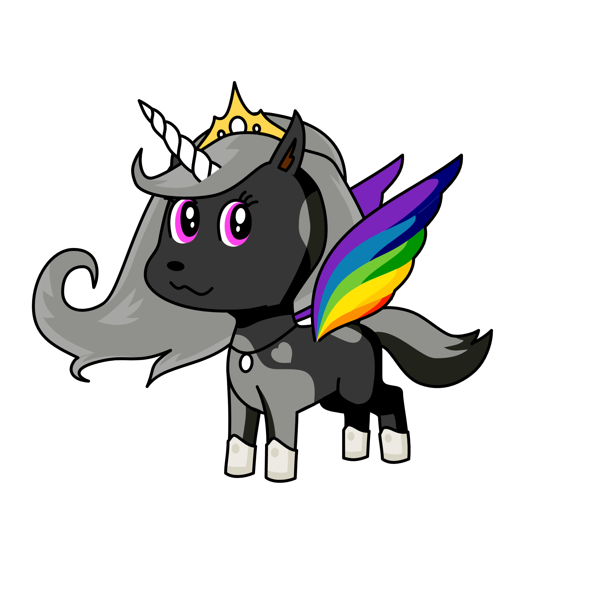 RAINBOW, the unicorn