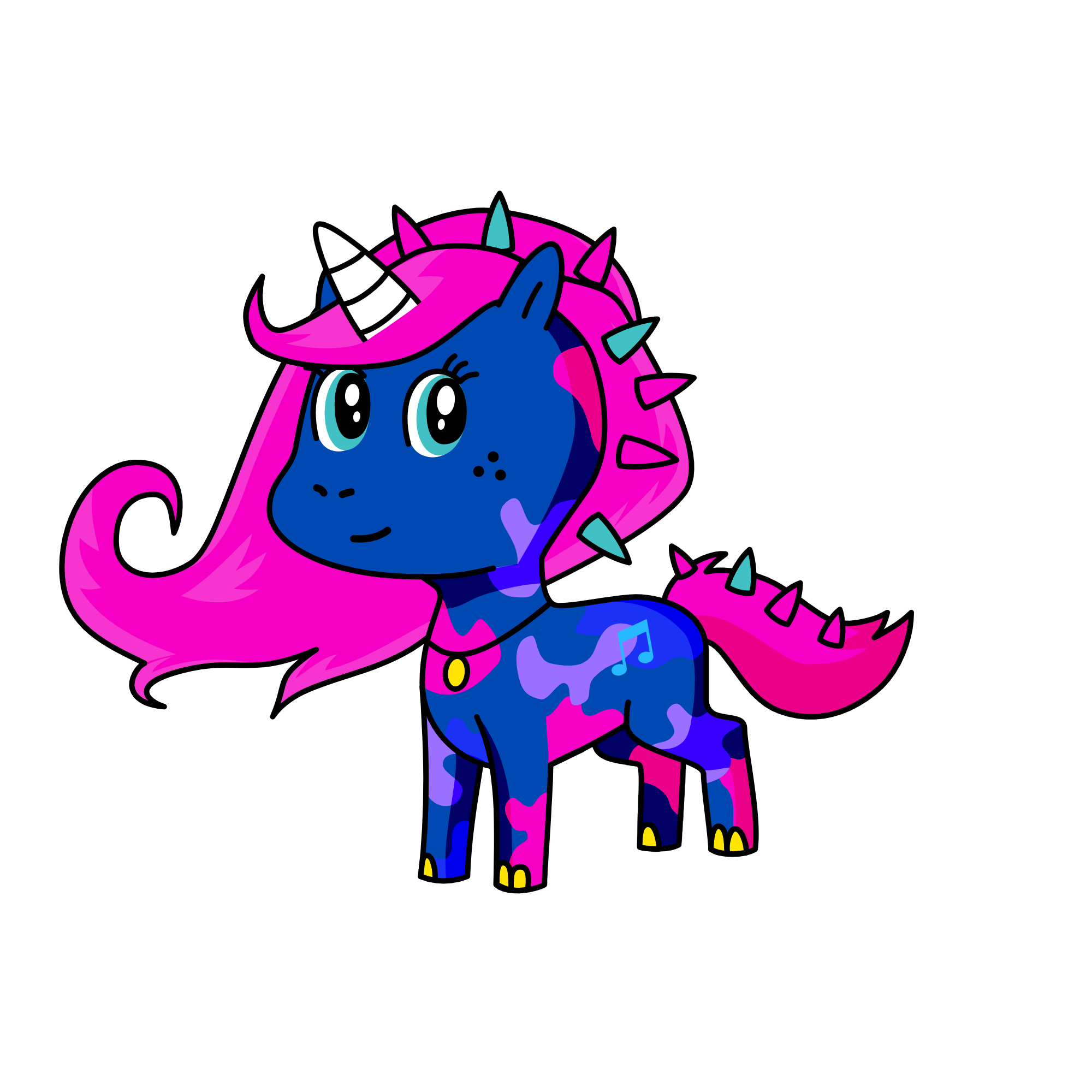 Galaxy, the unicorn