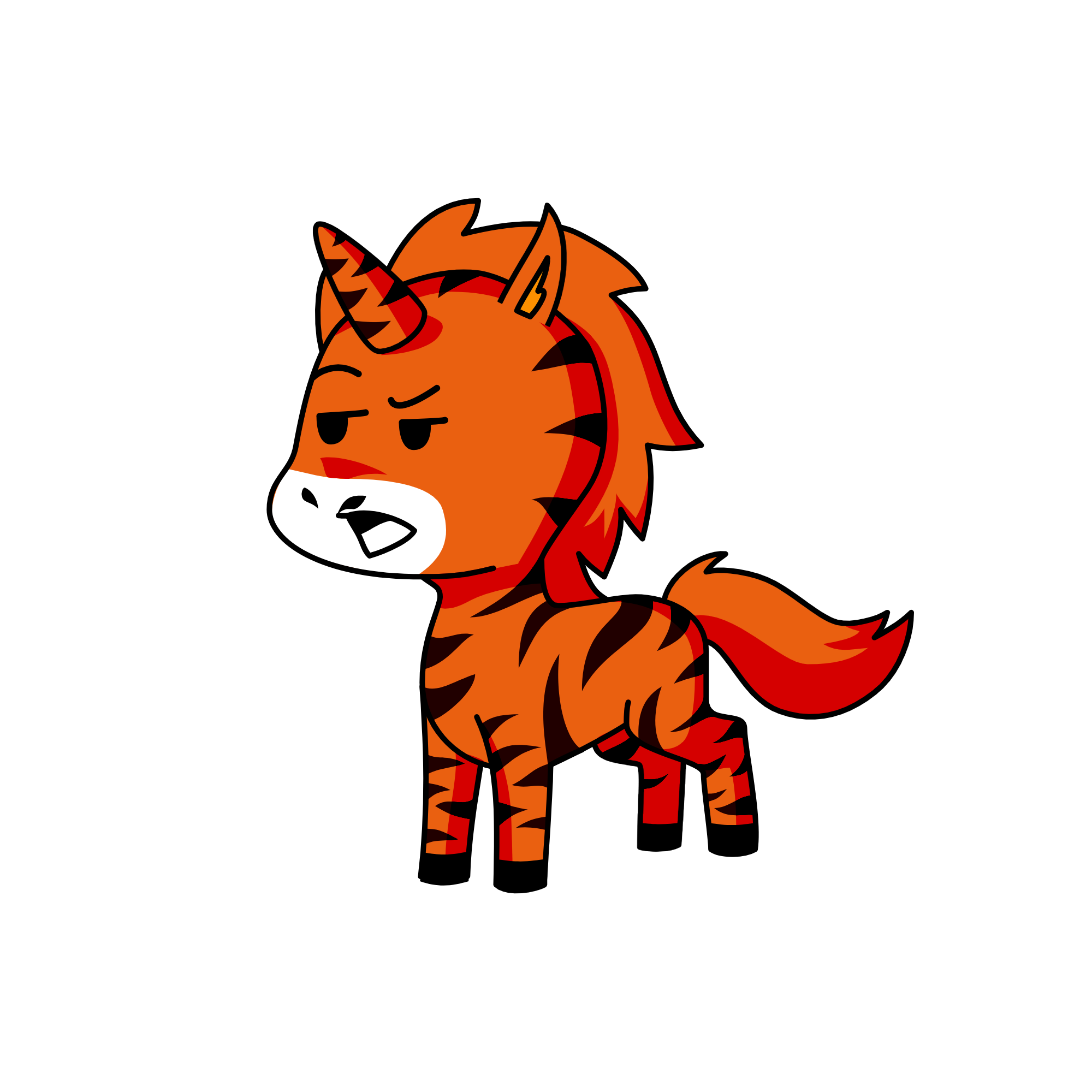 Tiger, the unicorn