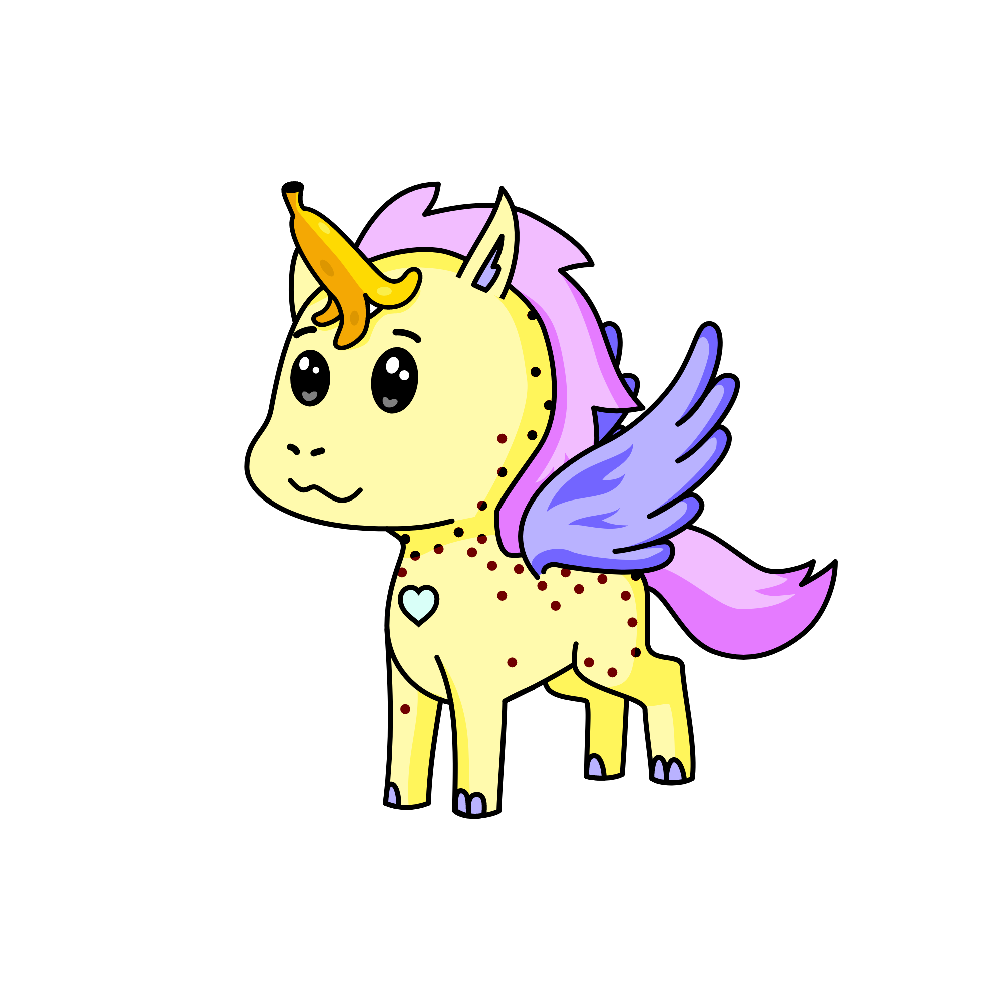 Banana Split, the unicorn