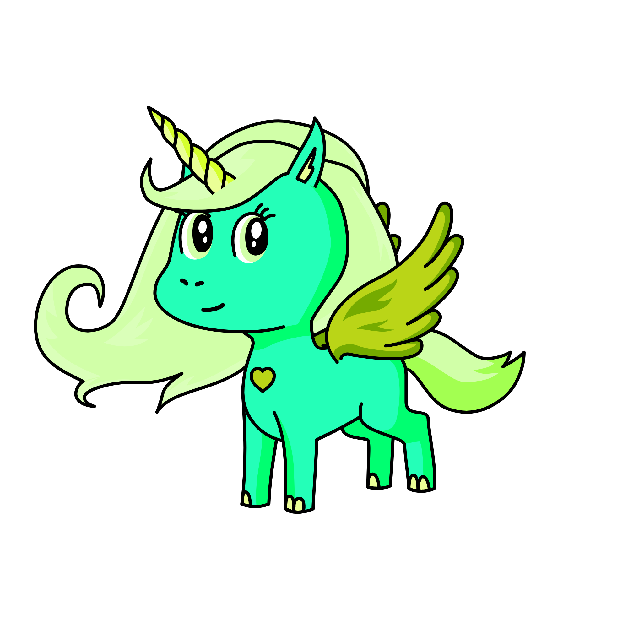 Leaf, the unicorn