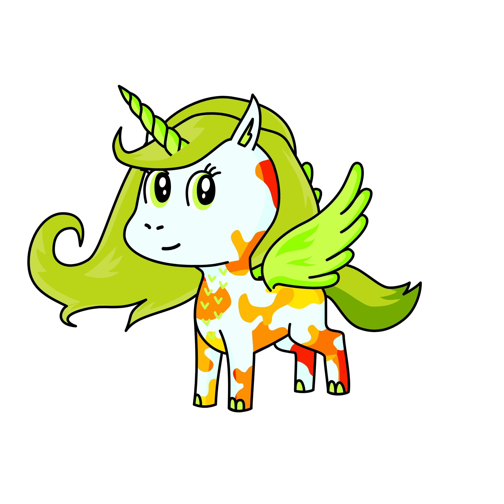Pumpkin, the unicorn
